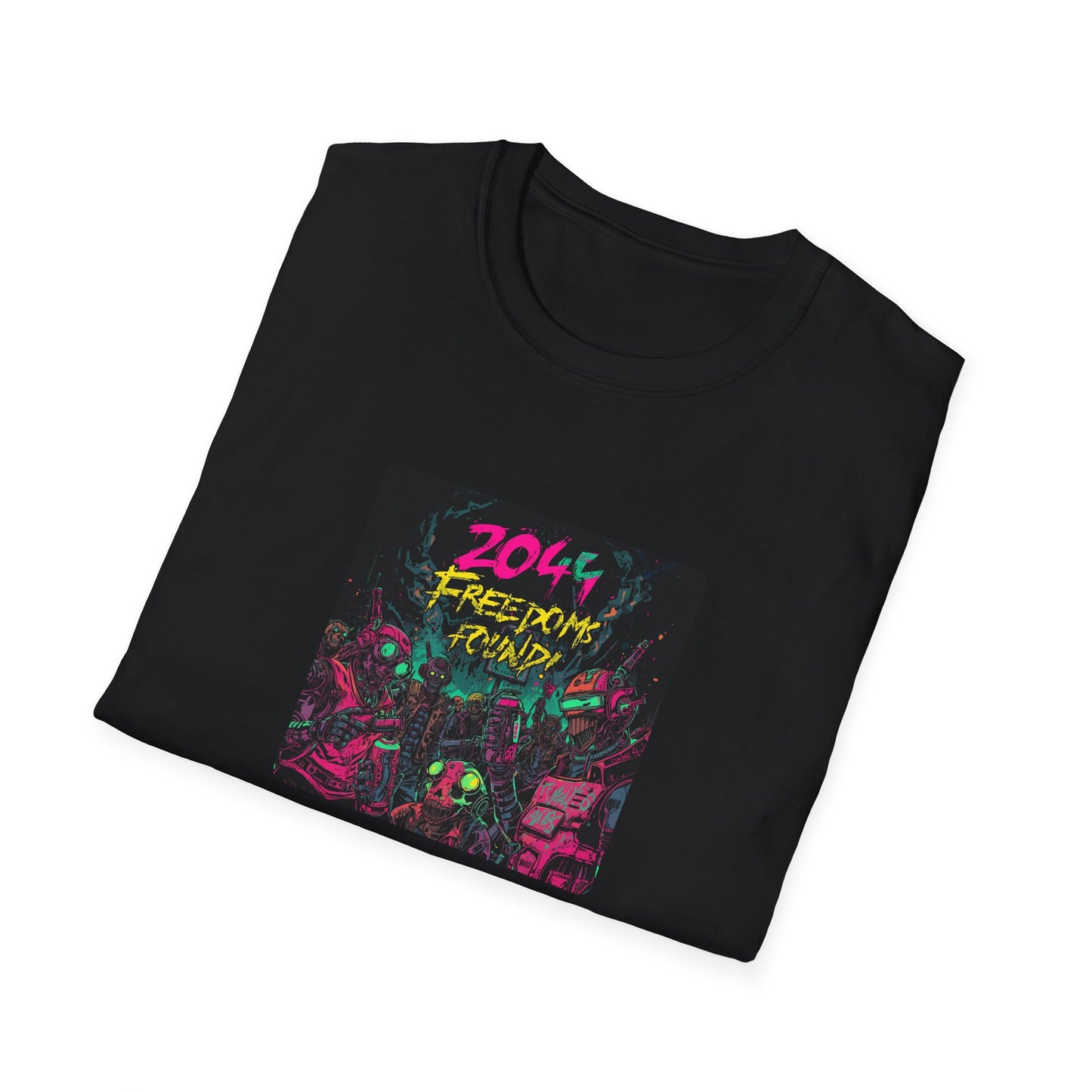 2044 Freedom Found - Cyberpunk T-Shirt