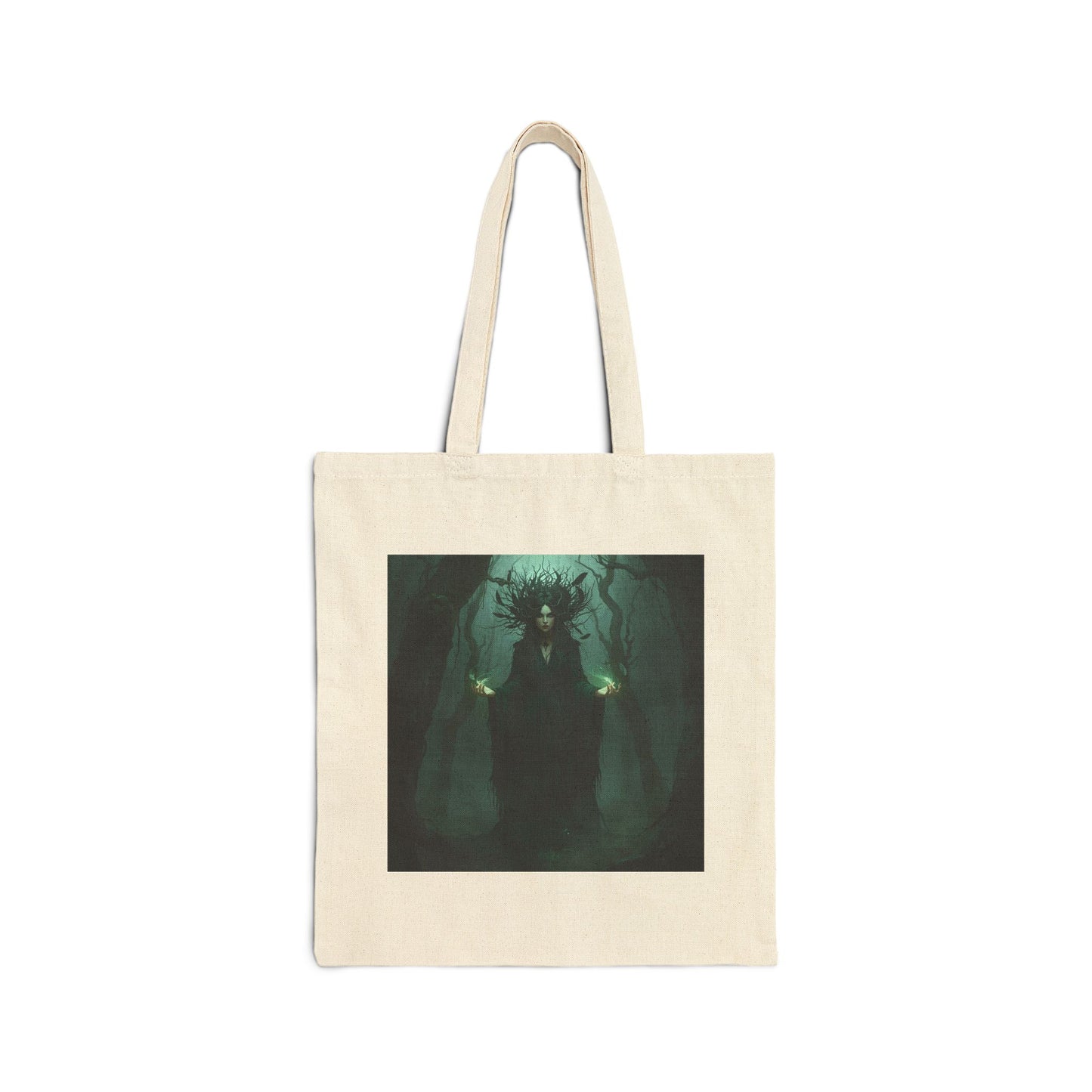 Forest Hex - Canvas Tote Bag in Natural