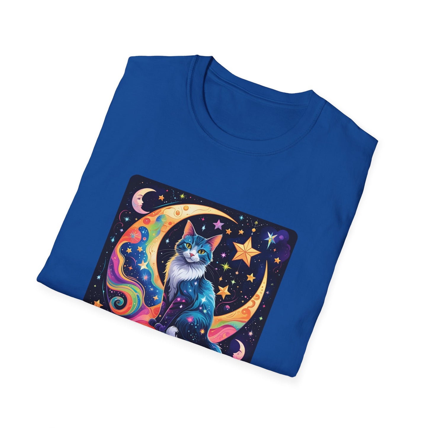 Psychedelic Moon Cat T-Shirt