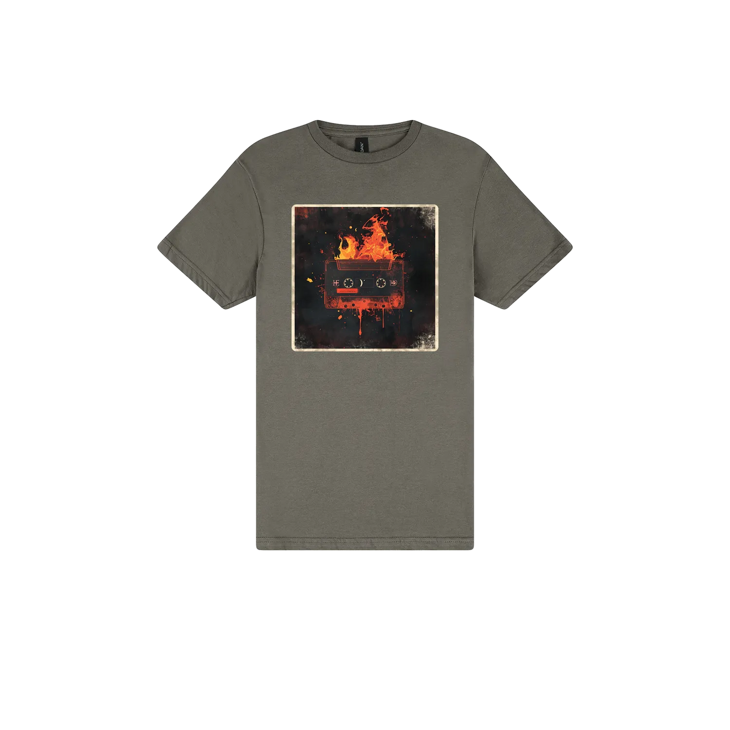 Charcoal front flat lay