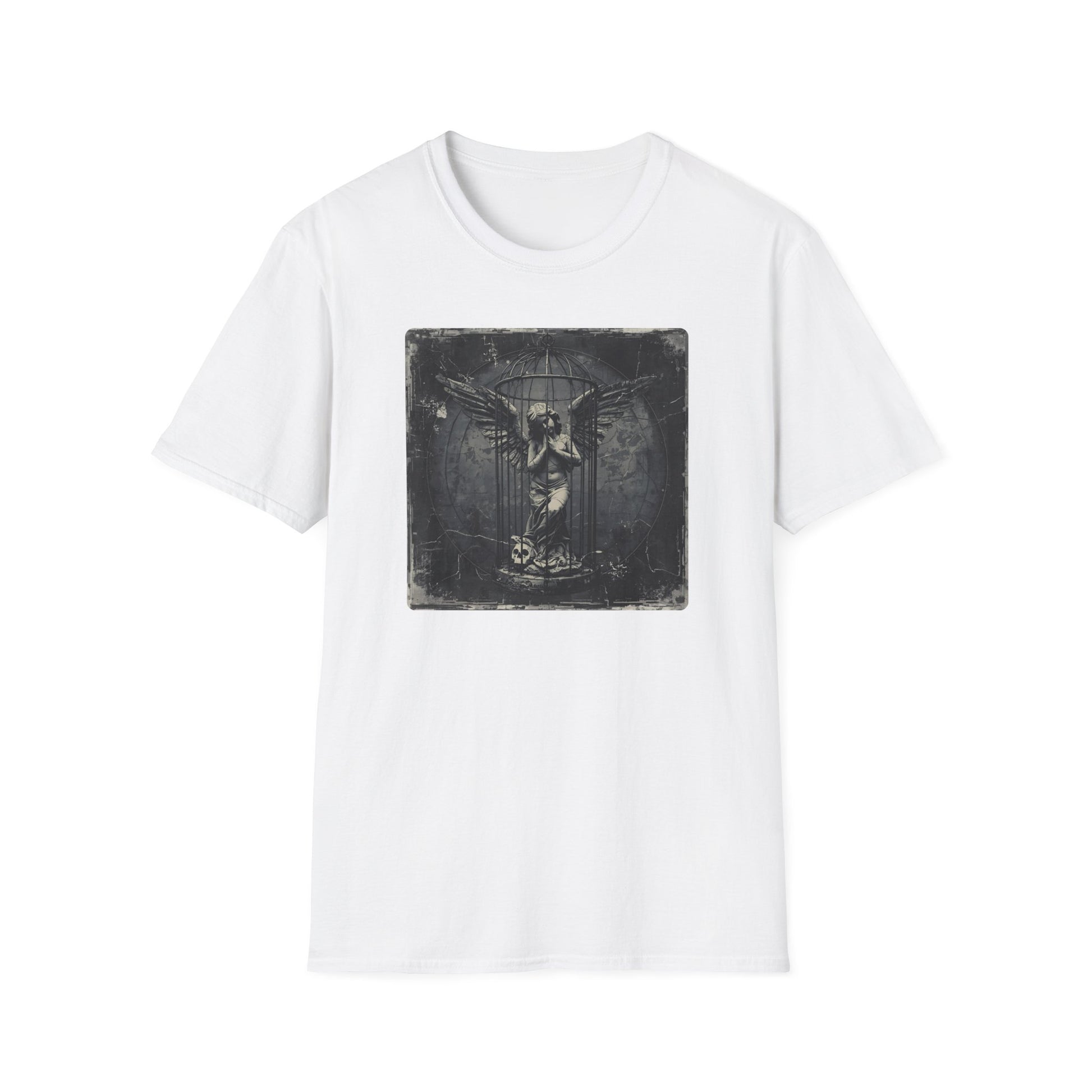 Caged Angel T-Shirt in White