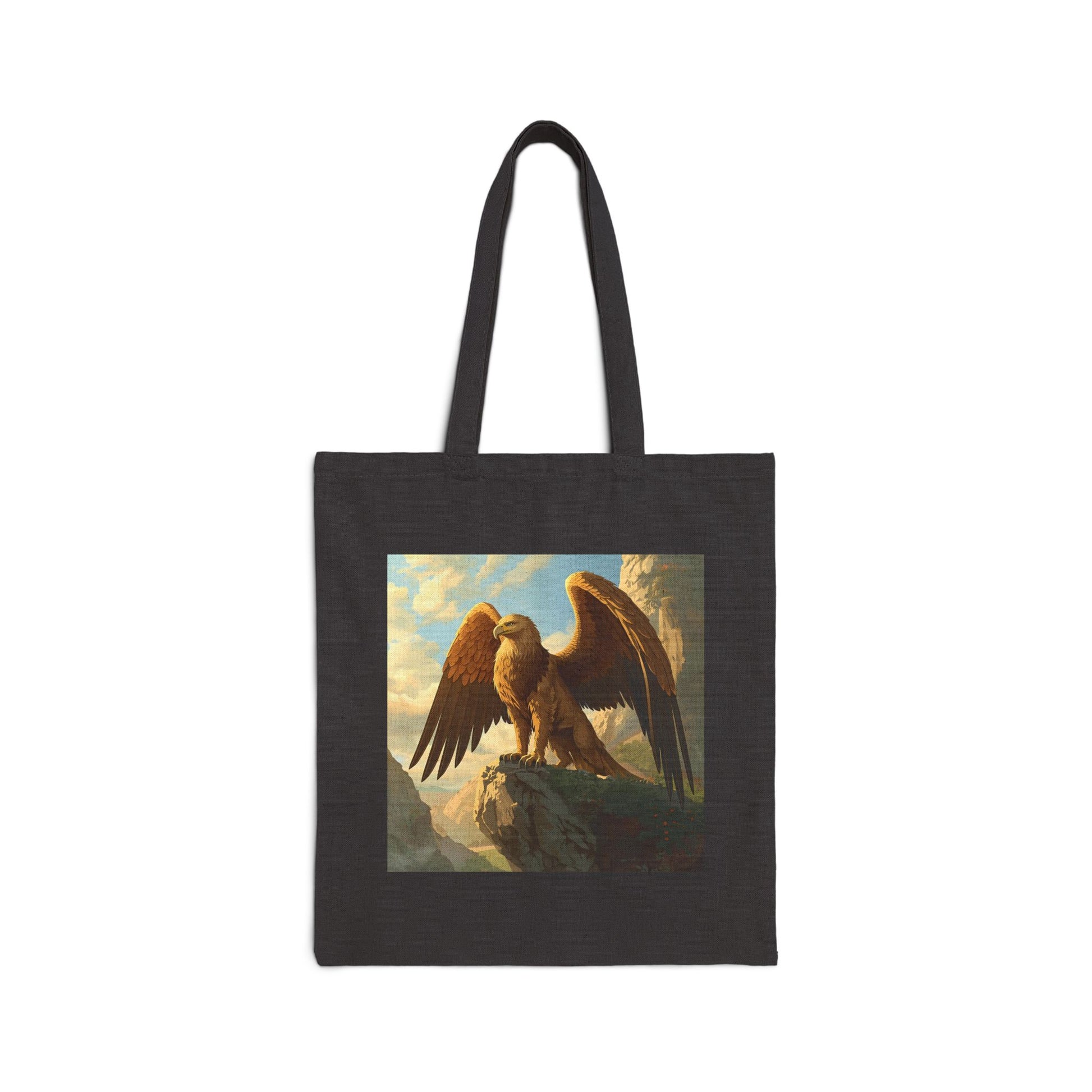 Griffin Guardian of the Peaks Tote Bag in Black