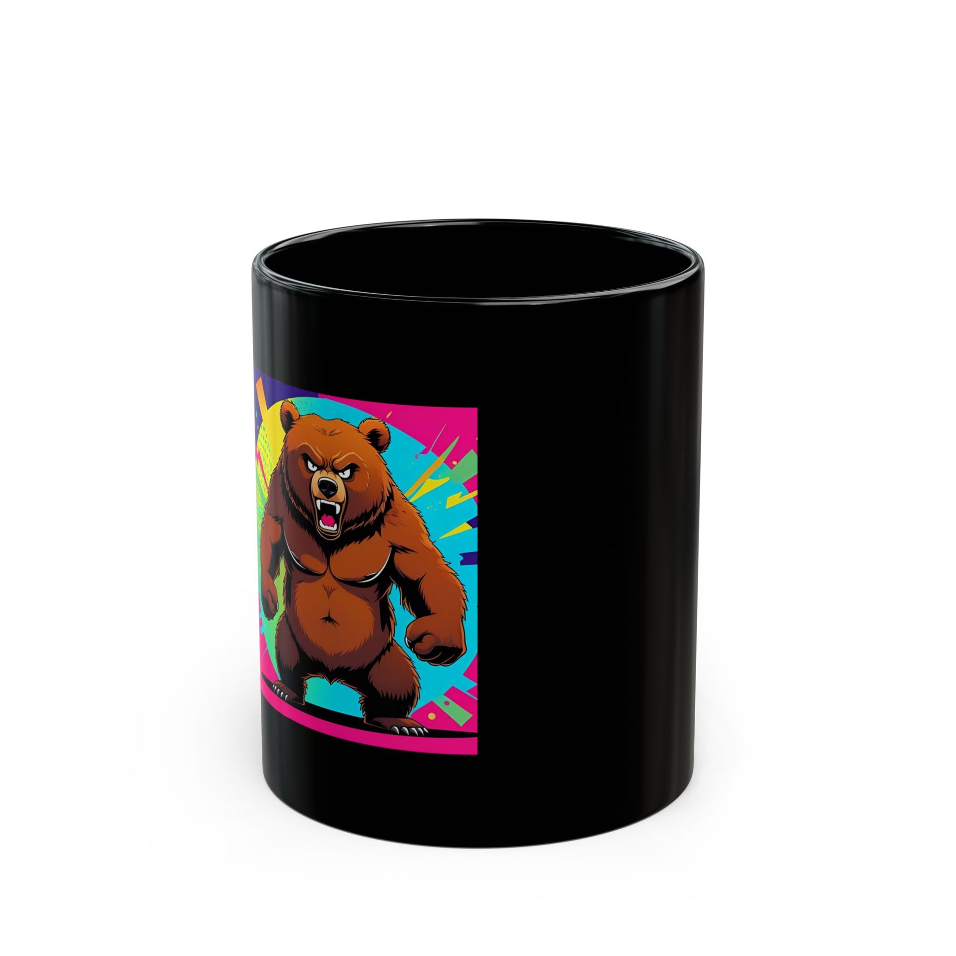 SHUH DUH FUH CUP Fierce Bear Mug - side view