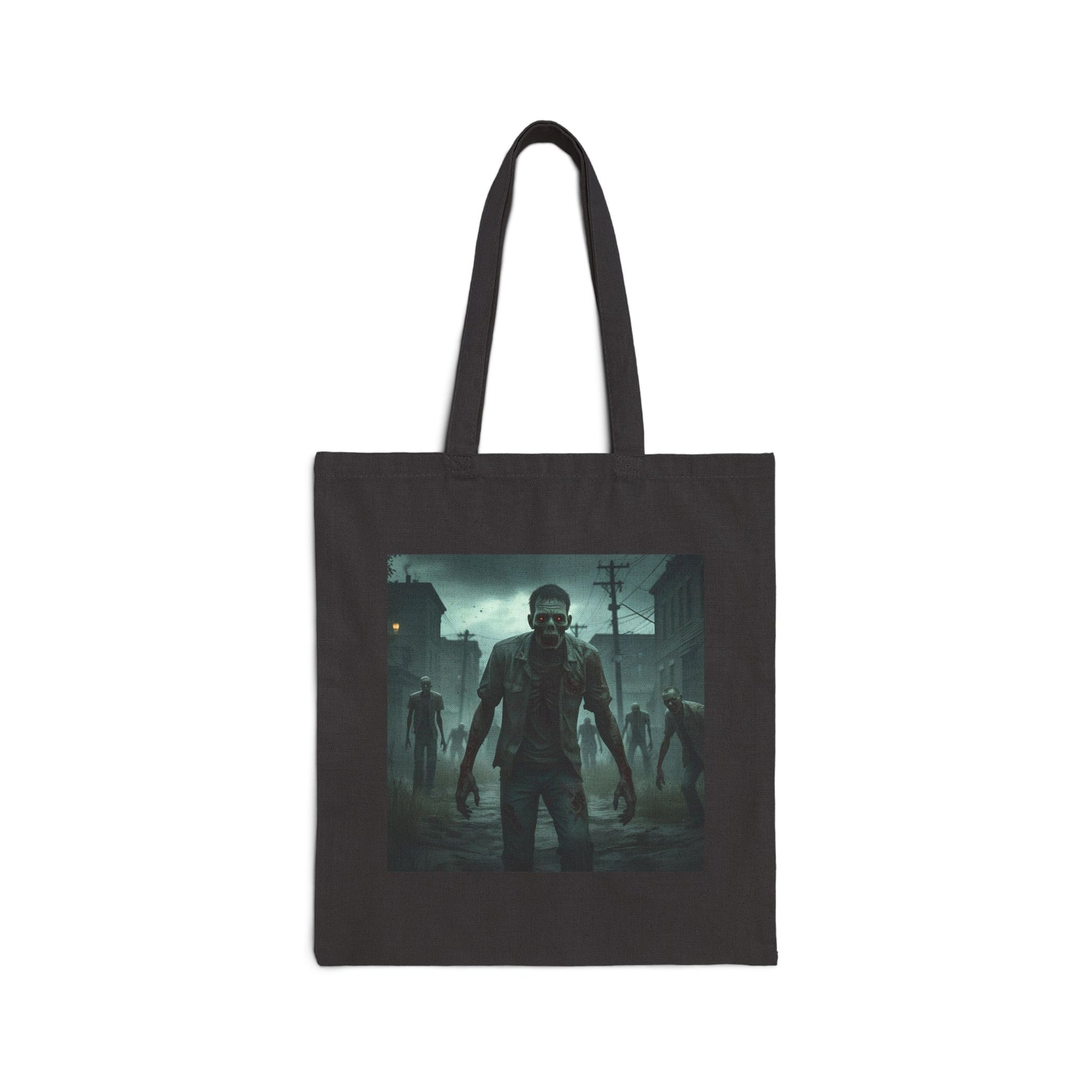They’re Coming Tote Bag with horde of the dead artwork