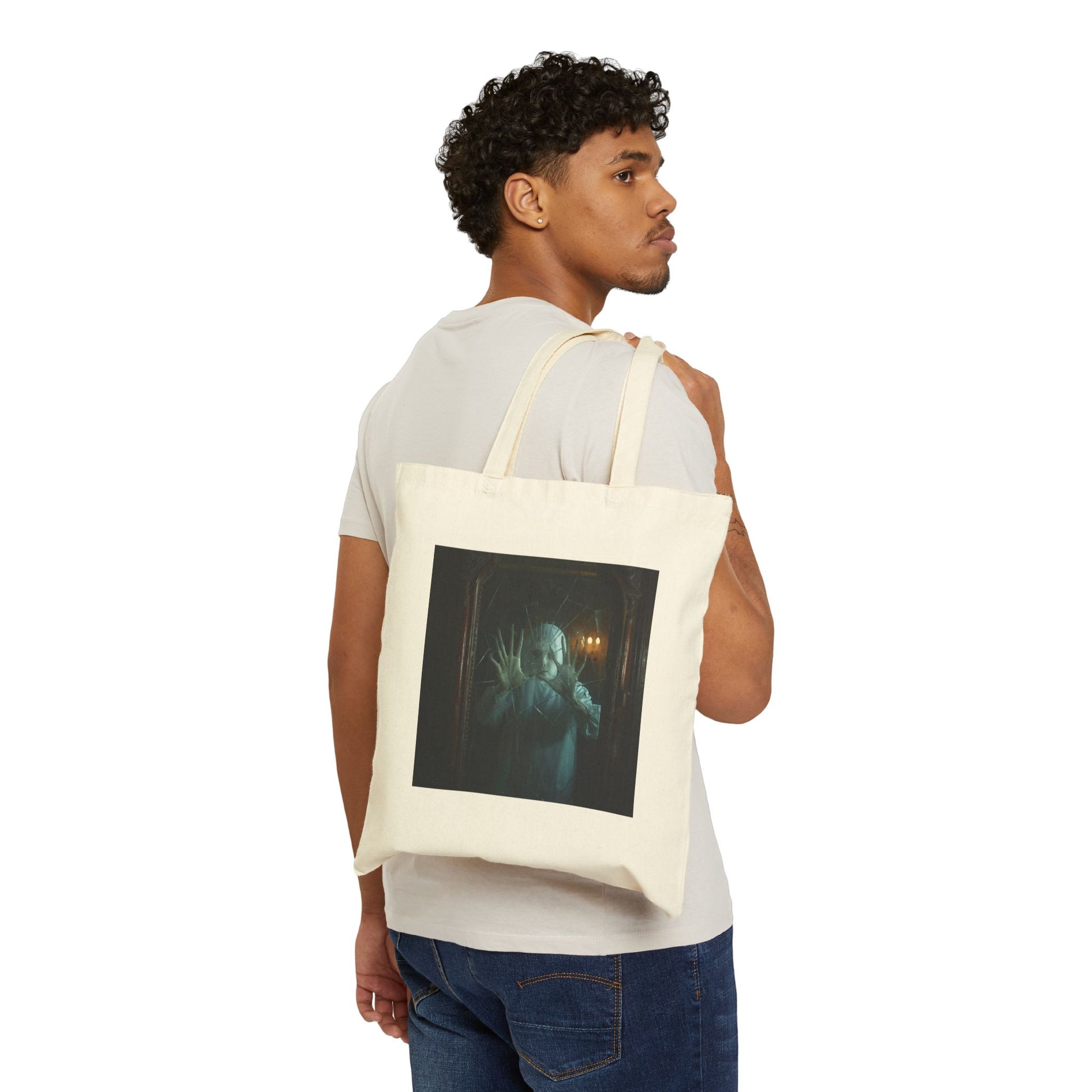 Through the Looking Glass - Canvas Tote Bag in Natural