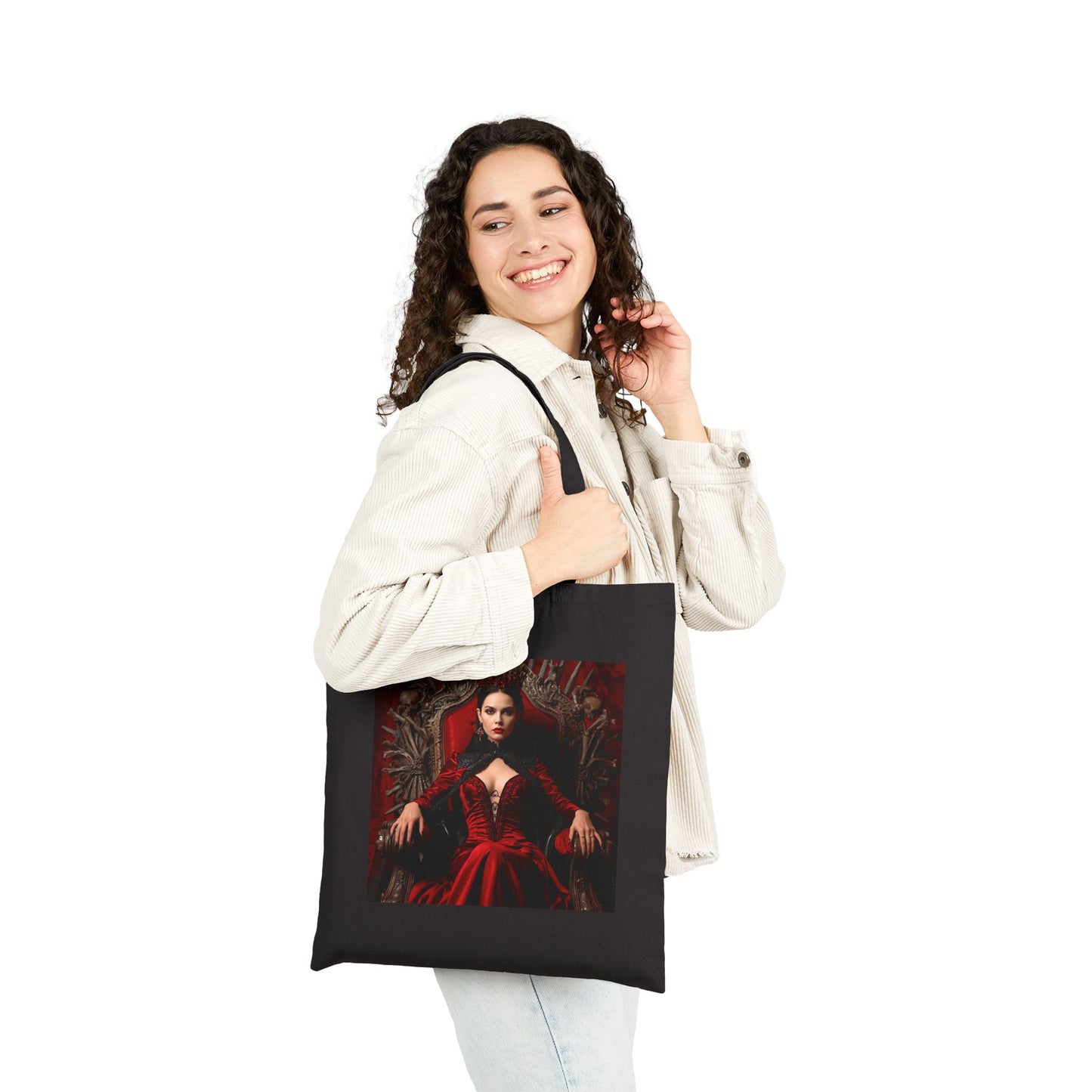 Crimson Dominion - Cotton Canvas Tote Bag