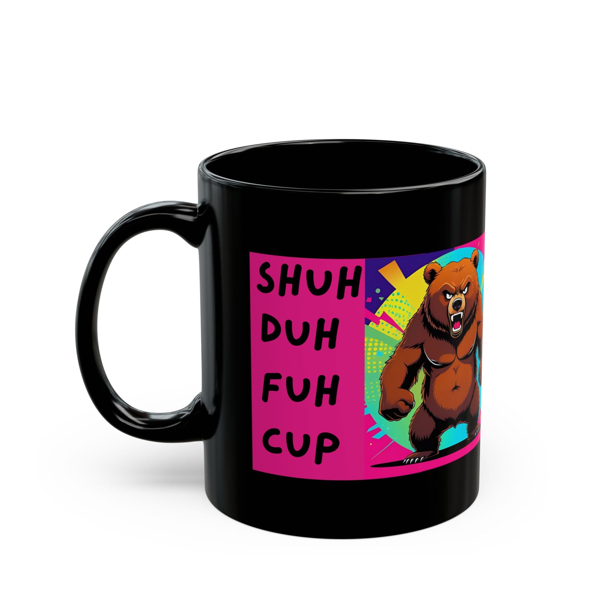 SHUH DUH FUH CUP Fierce Bear Mug - Front view