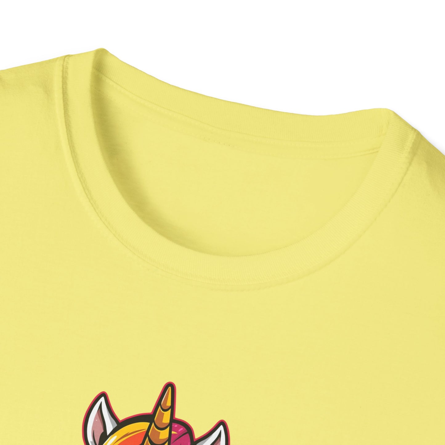 Majestic As Fck Unicorn T-Shirt – Angry Neon Rainbow Unicorn Tee