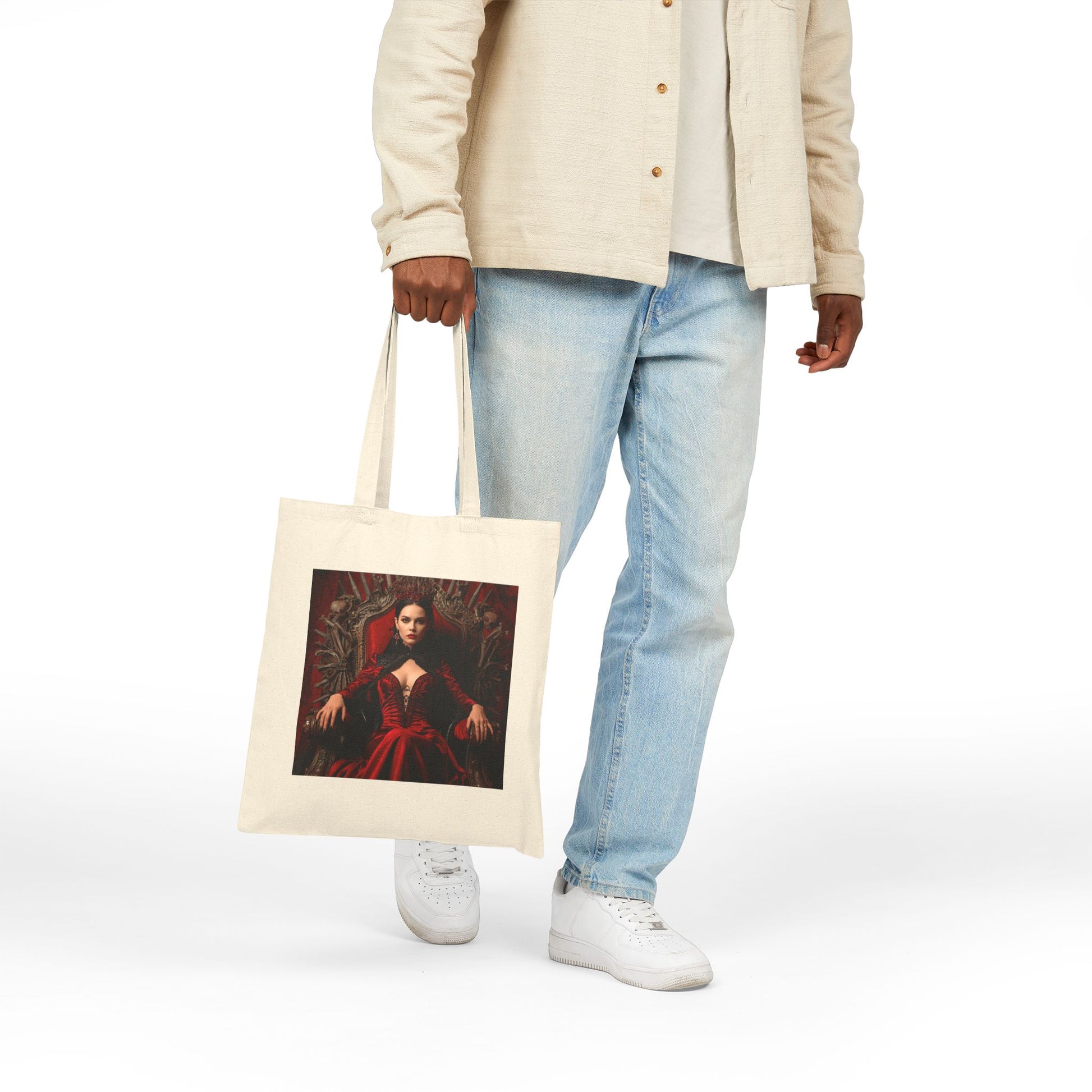 Crimson Dominion - Cotton Canvas Tote Bag