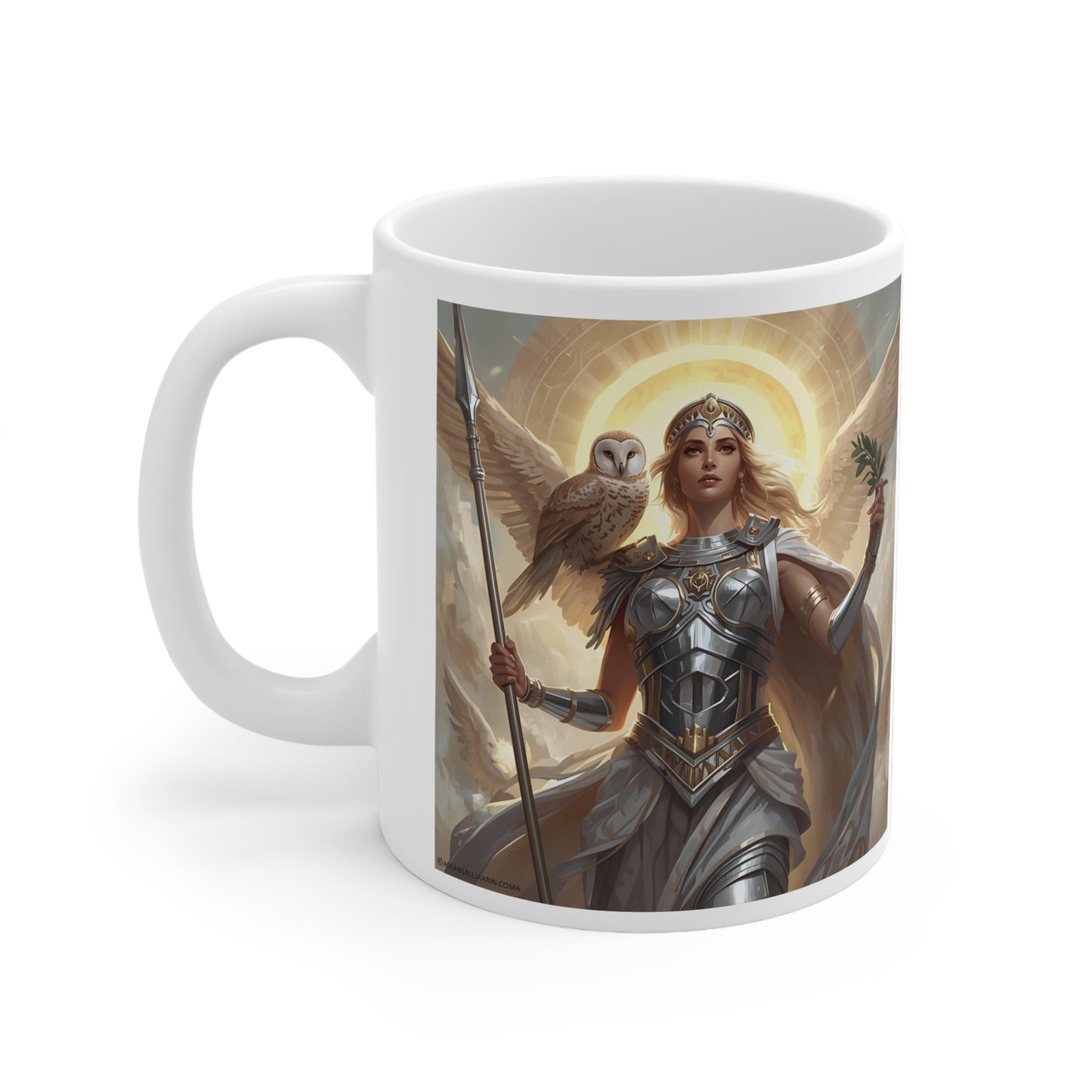 Athena - Mind of the Warrior Mug - front view