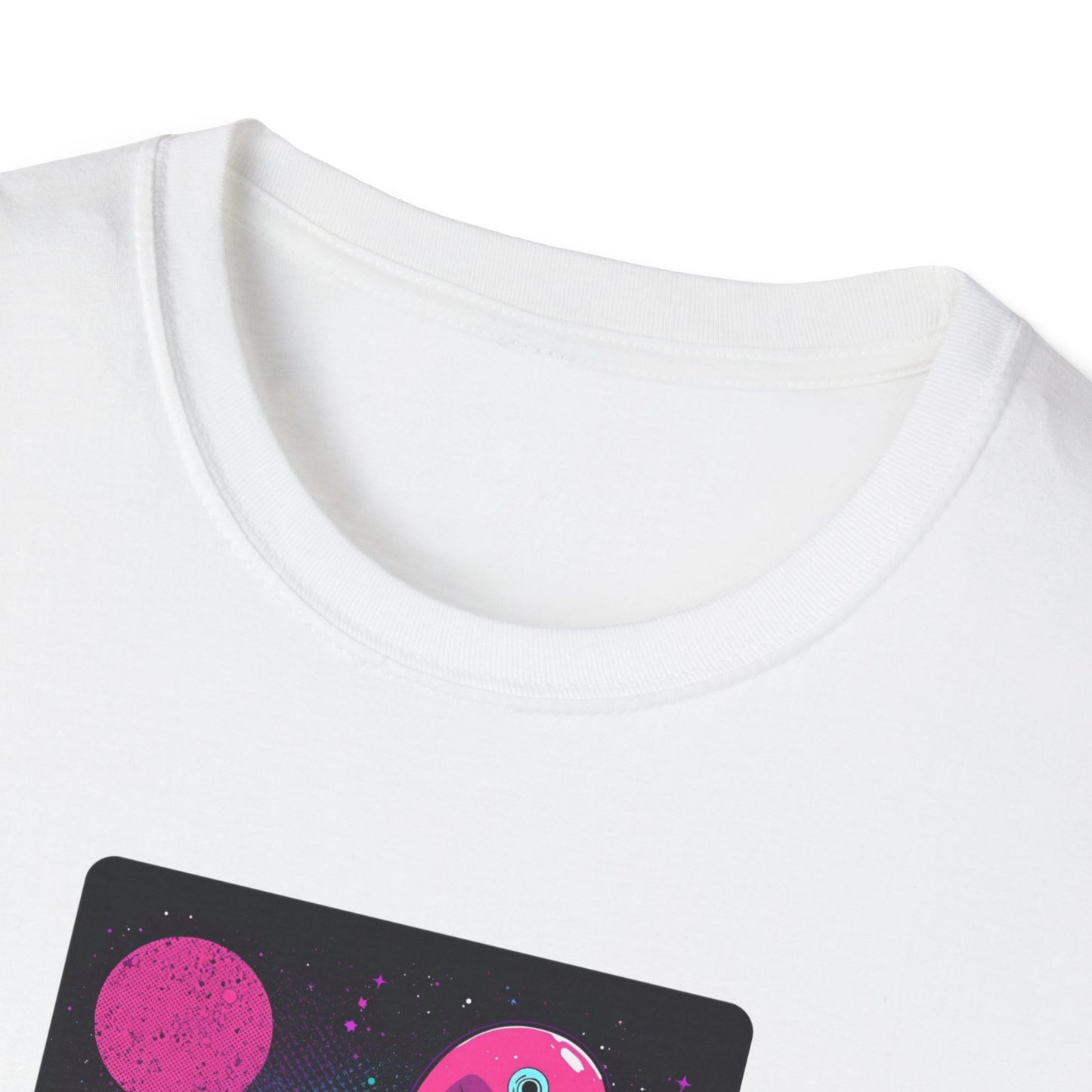 Floating Through Fckery T-Shirt – Surreal Astronaut Flamingo Space Tee
