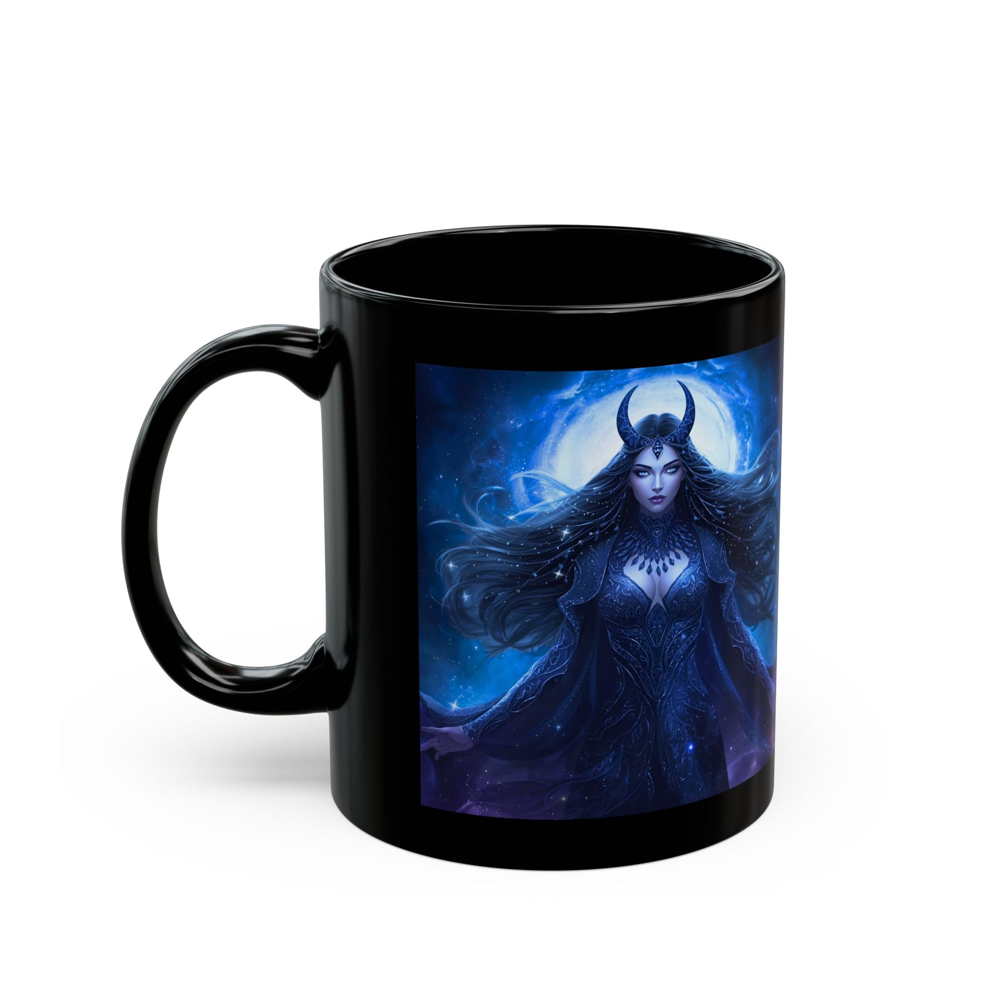 Nyx Mug with goddess of night artwork