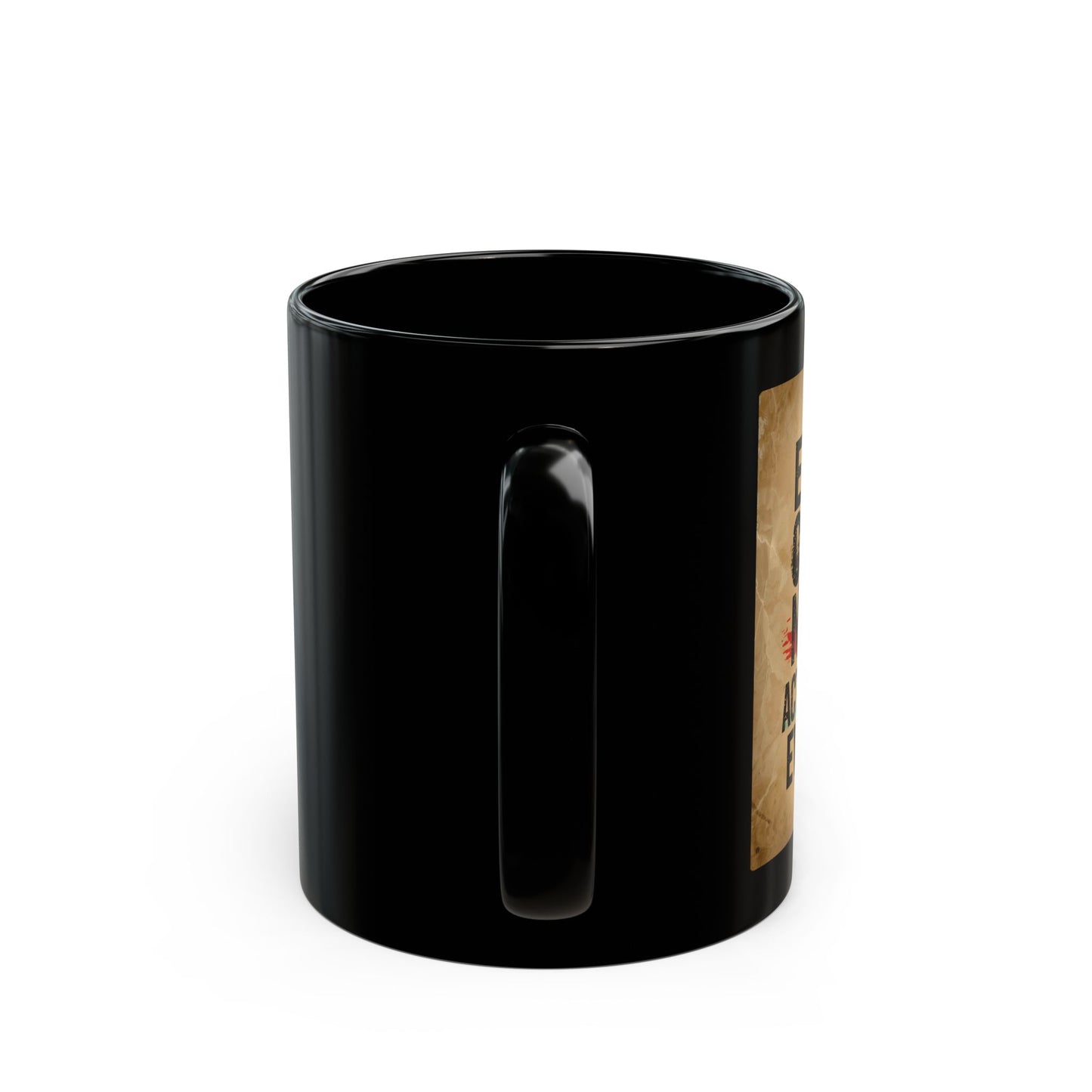 Excuses Change Nothing Action Changes Everything - Motivational Quote Mug - side view