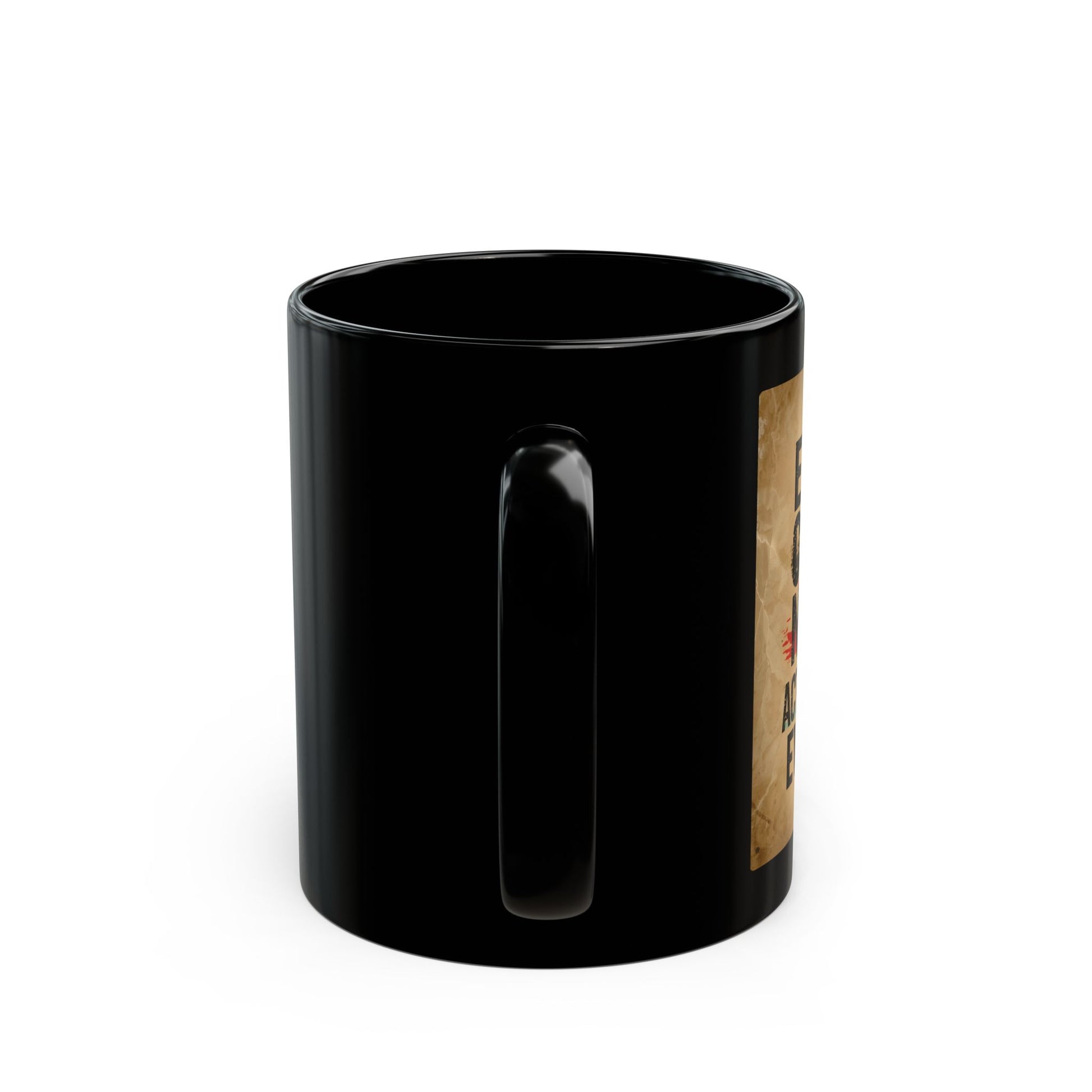 Excuses Change Nothing Action Changes Everything - Motivational Quote Mug - side view