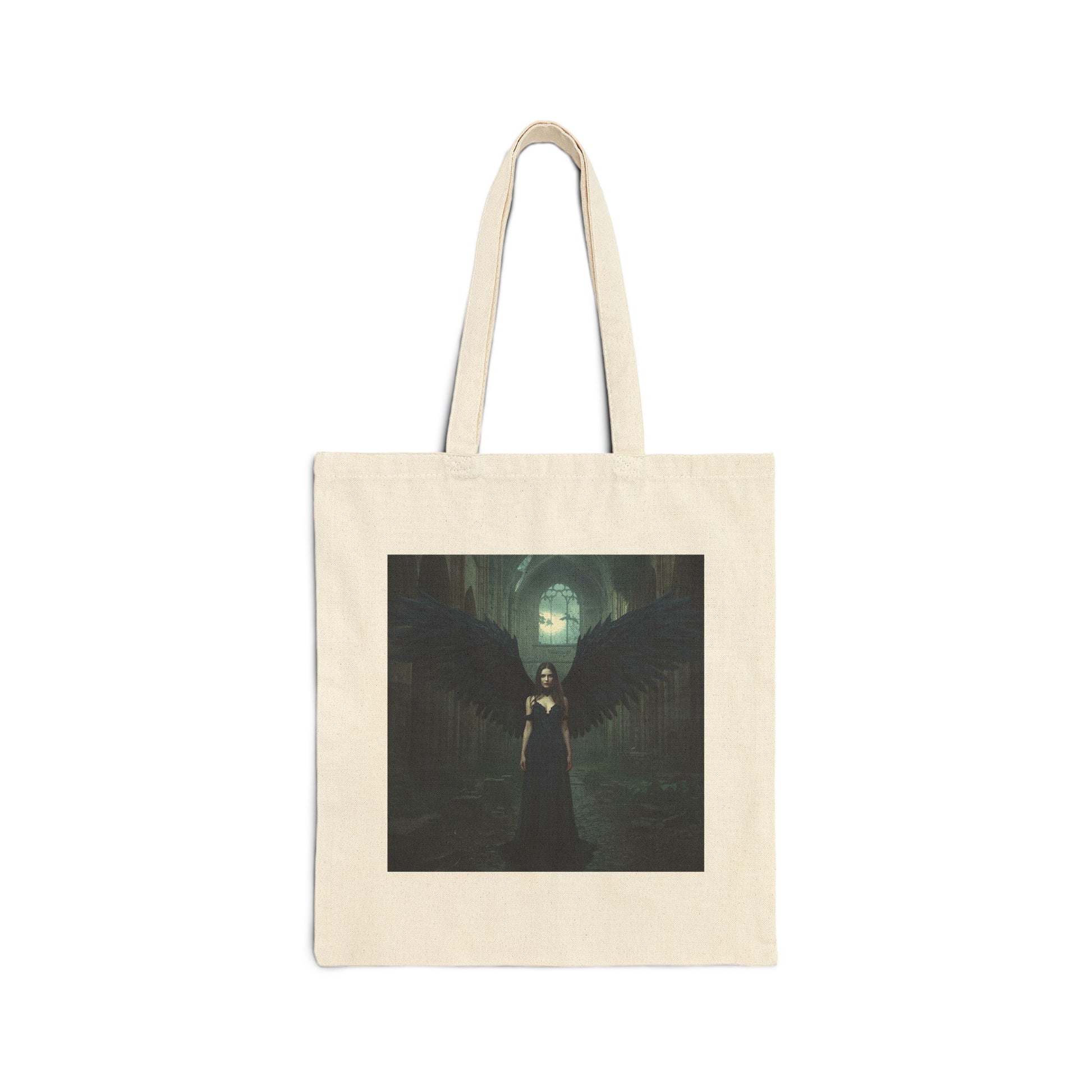 Wings of Ruin Tote Bag in Natural