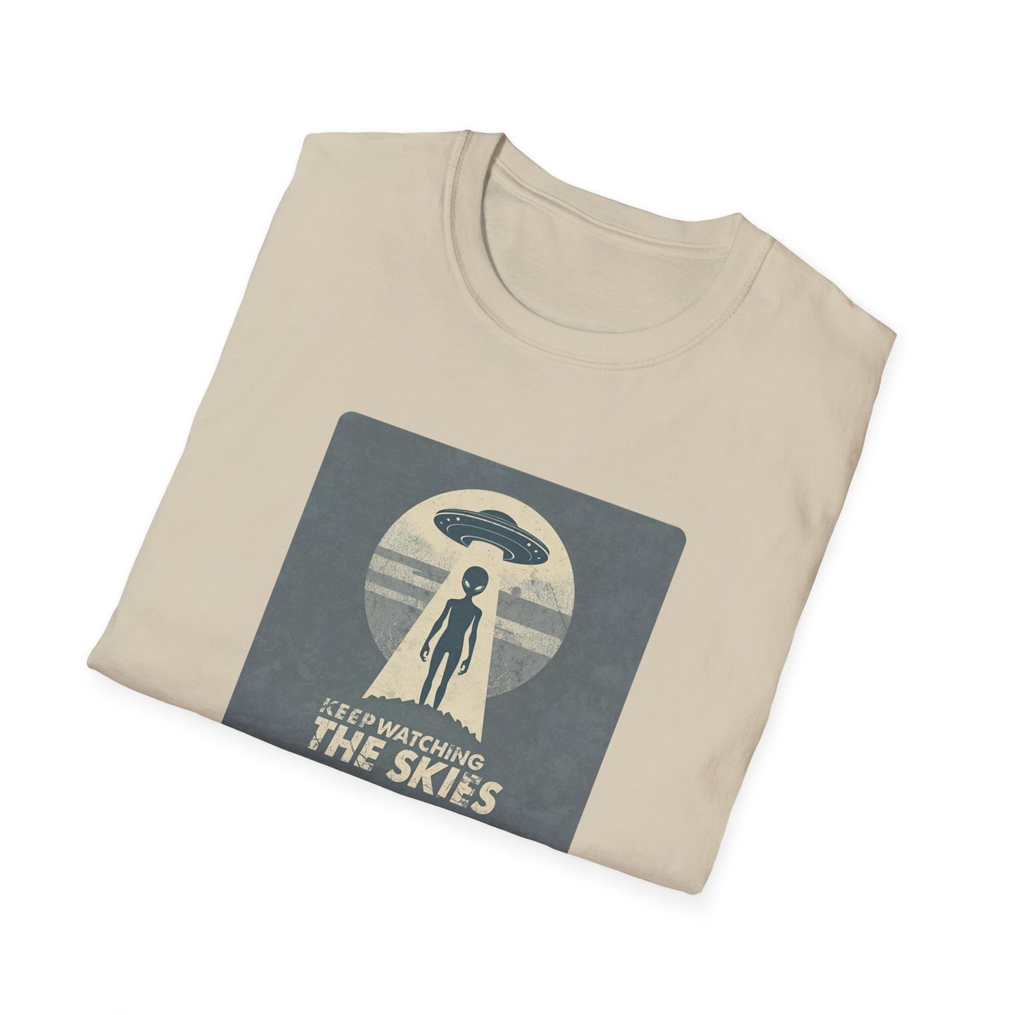 Keep Watching the Skies T-Shirt — Vintage UFO Encounter Graphic Tee