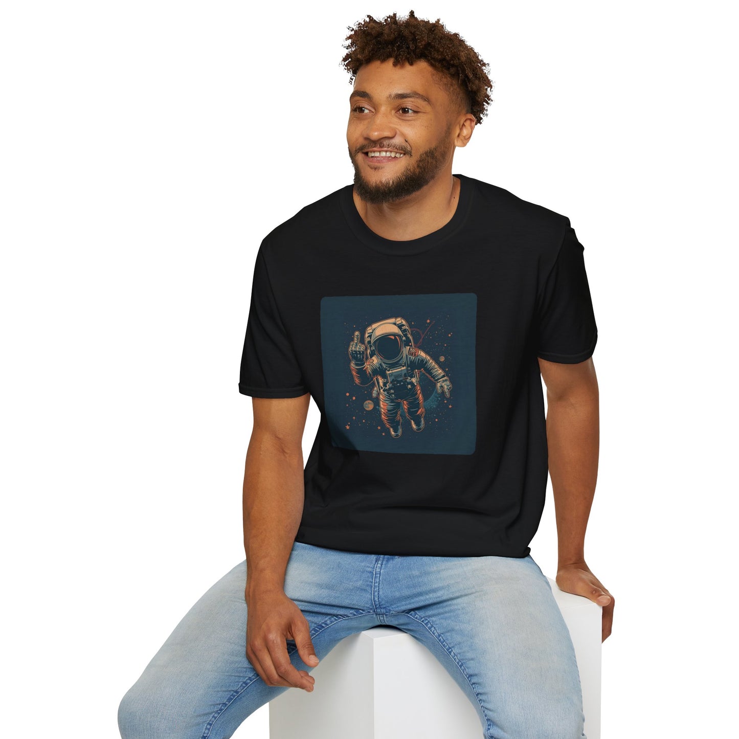Gravity – Retro Rebel Astronaut Tee