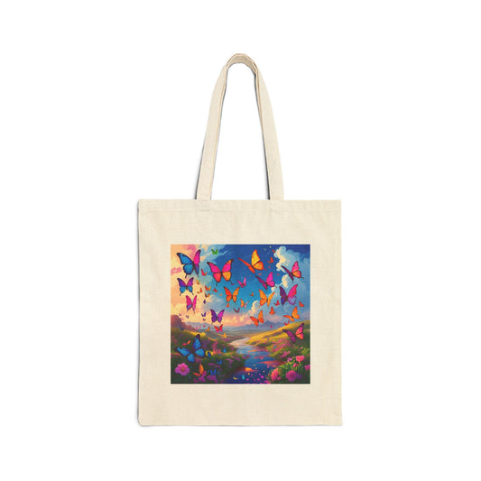 Butterfly Meadow Tote Bag in Natural