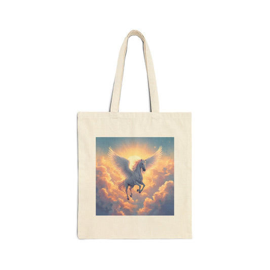 Pegasus Ascending Tote Bag in Natural