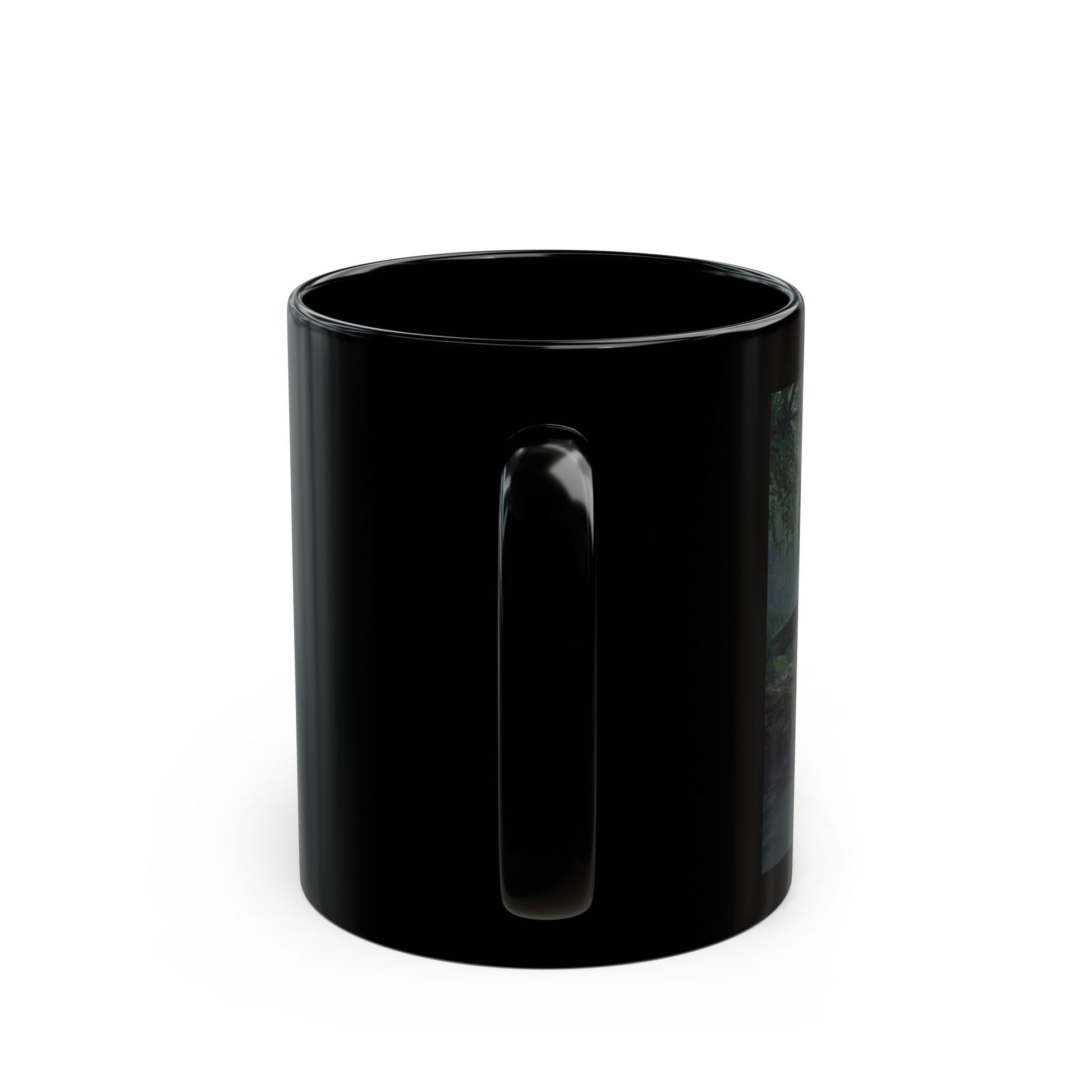 Bridge Over Morning Mist Mug - side view