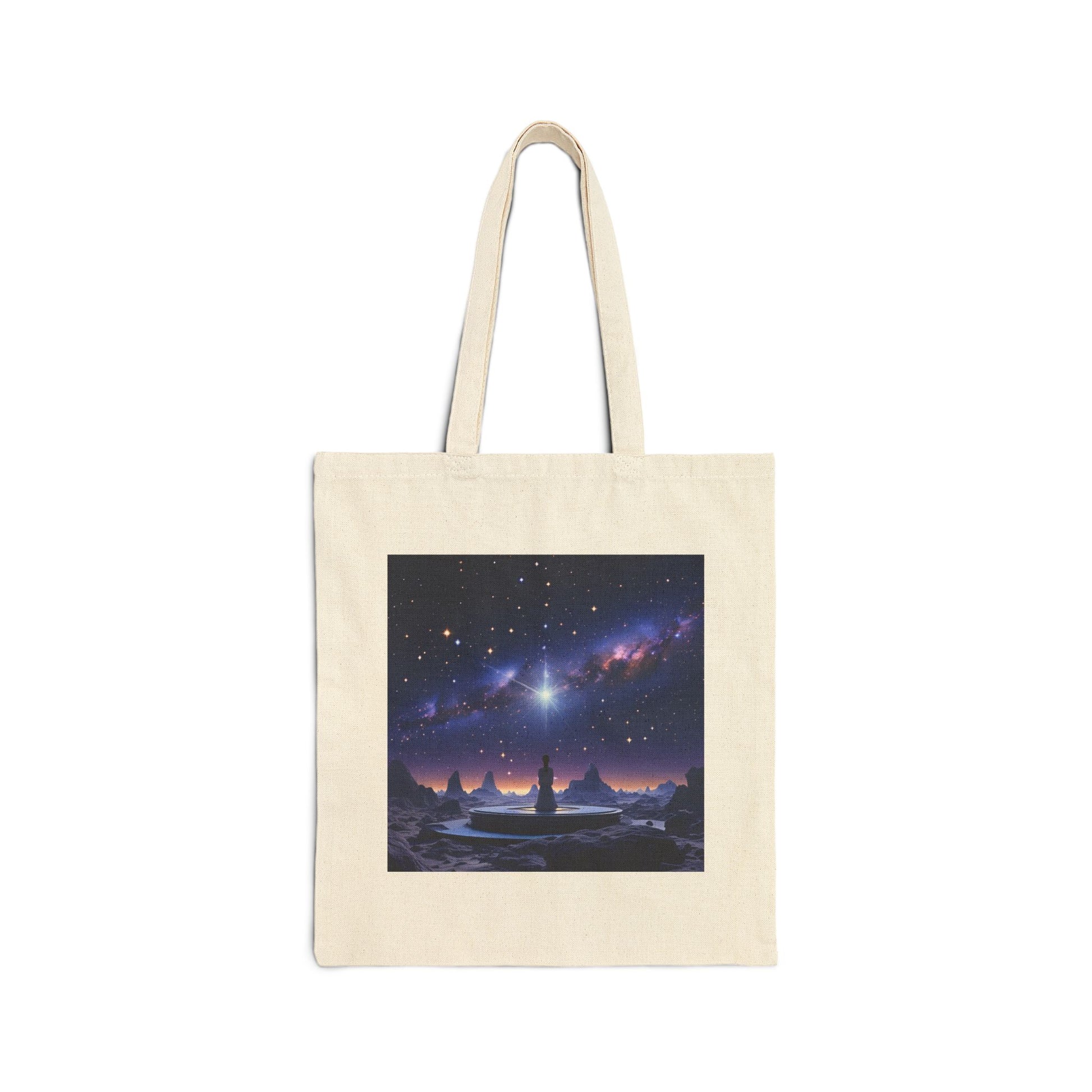 Cosmic Serenity Tote Bag in Natural