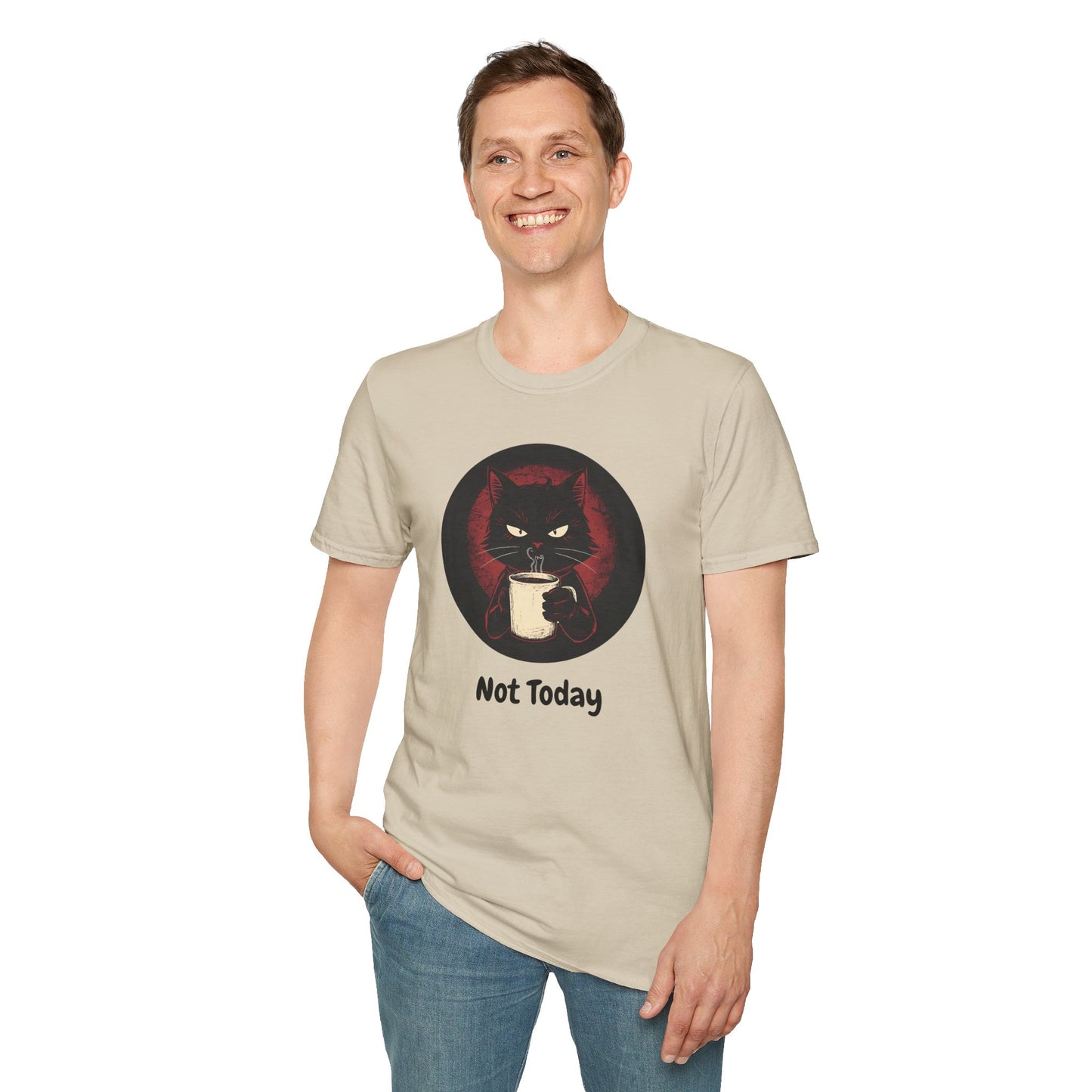 Not Today Cat T-Shirt - Grumpy Cat with Attitude