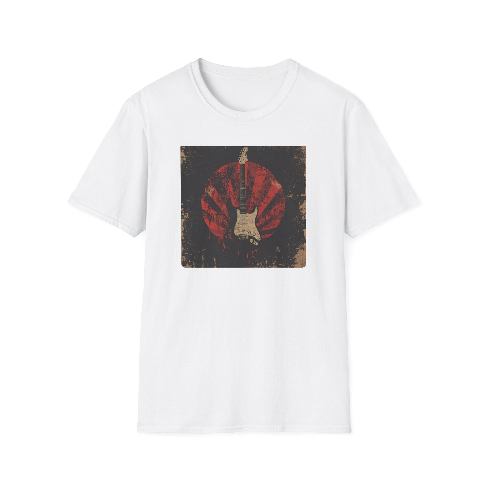Rise of Sound - Vintage Guitar Sun Tee in White