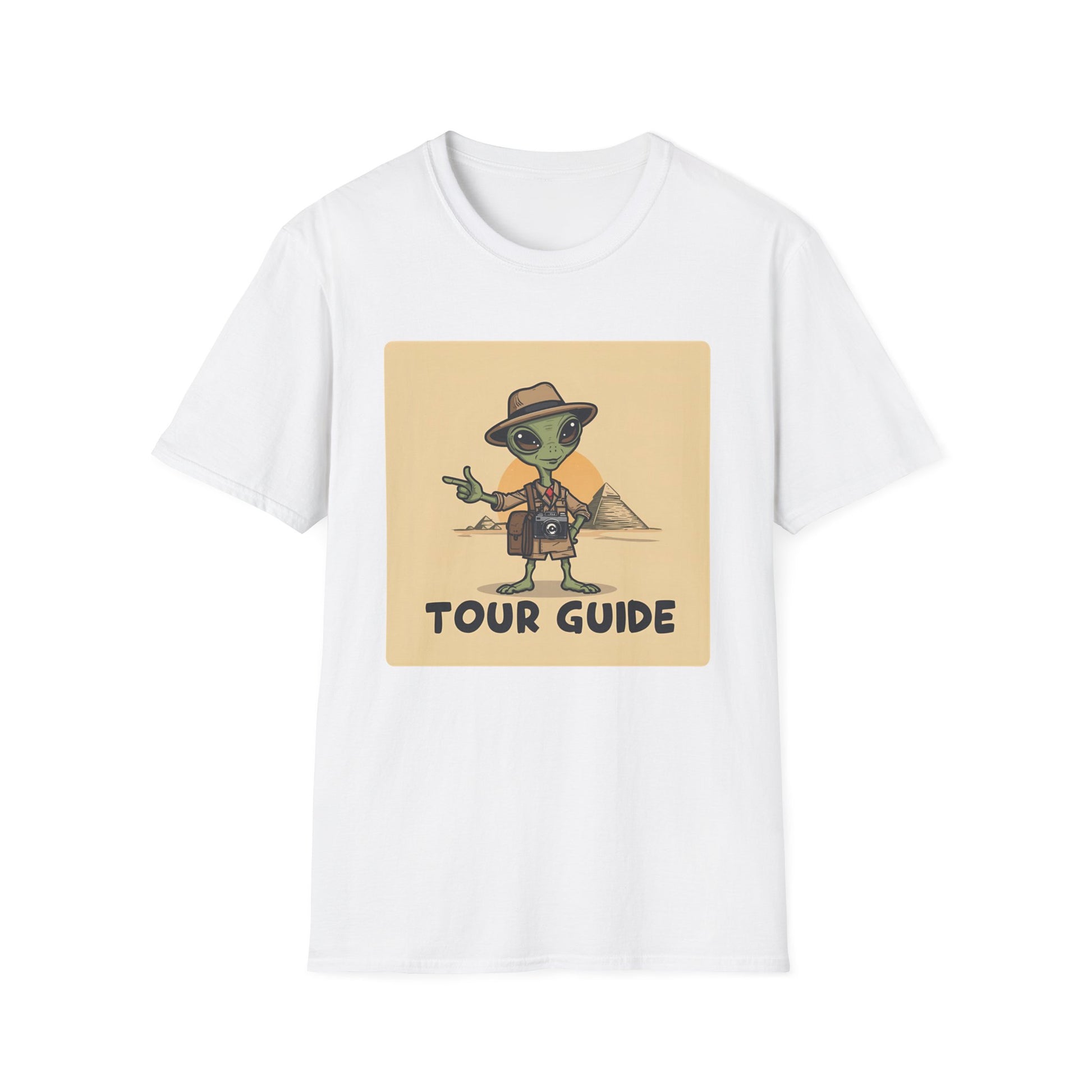 Alien Tour Guide T-Shirt in White