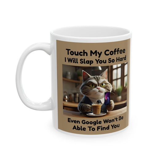 Ceramic Coffee Mug, Relaxing Coffee Vibes, Cozy Gift for Coffee Lovers, Motivational Mug, Home Office Decor, 11oz 15oz