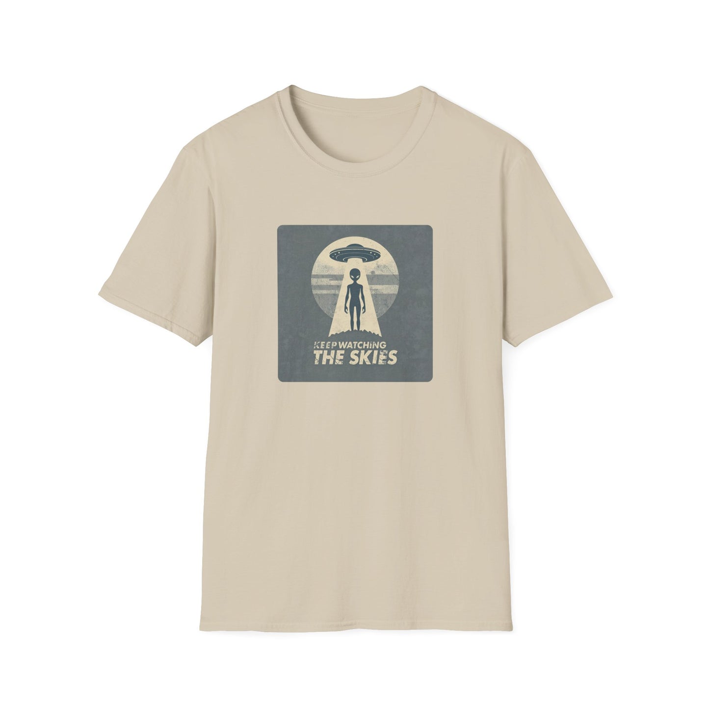 Keep Watching the Skies T-Shirt — Vintage UFO Encounter Graphic Tee