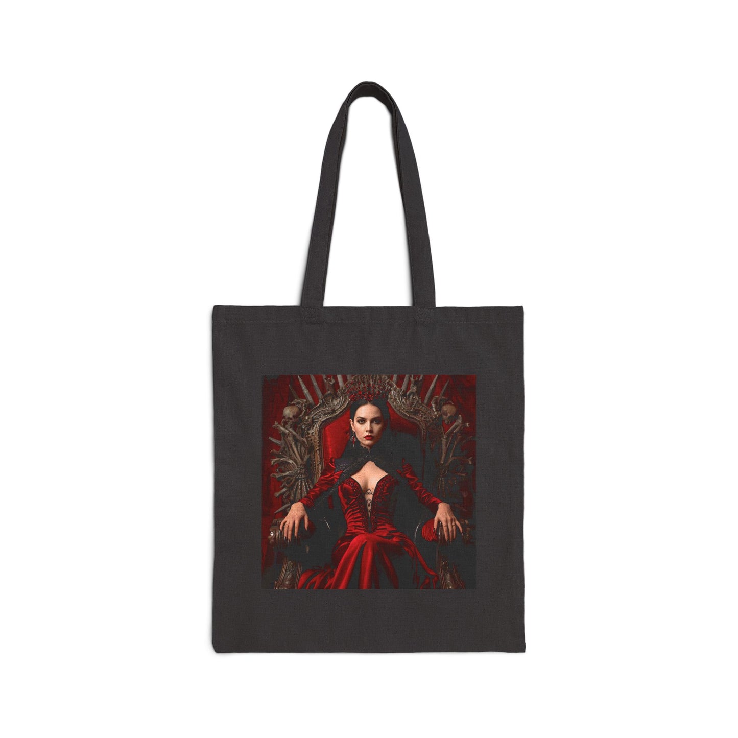 Crimson Dominion - Cotton Canvas Tote Bag