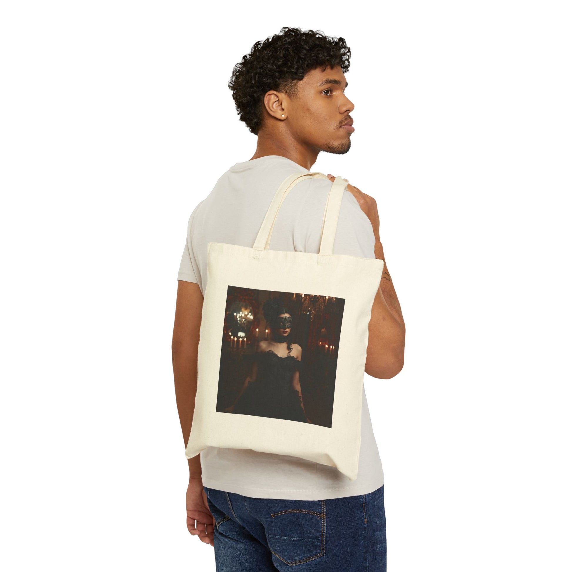 Masquerade of Decay Tote Bag in Natural