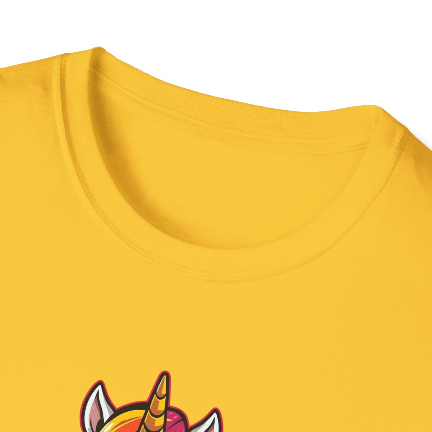Majestic As Fck Unicorn T-Shirt – Angry Neon Rainbow Unicorn Tee