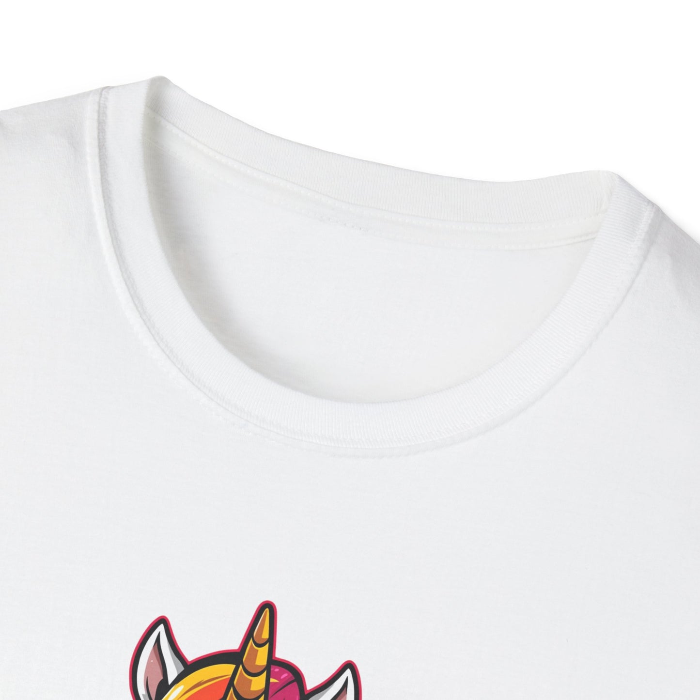 Majestic As Fck Unicorn T-Shirt – Angry Neon Rainbow Unicorn Tee
