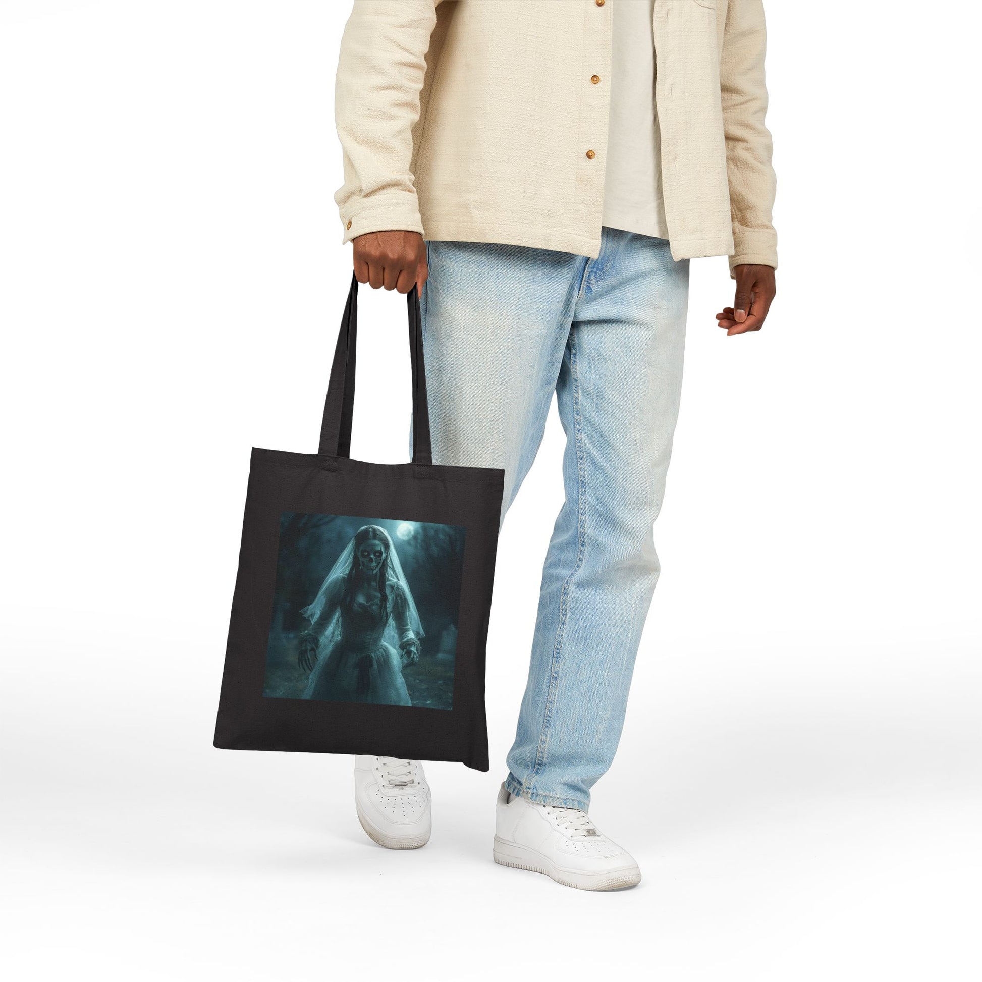 Eternal Vows - Canvas Tote Bag in Black