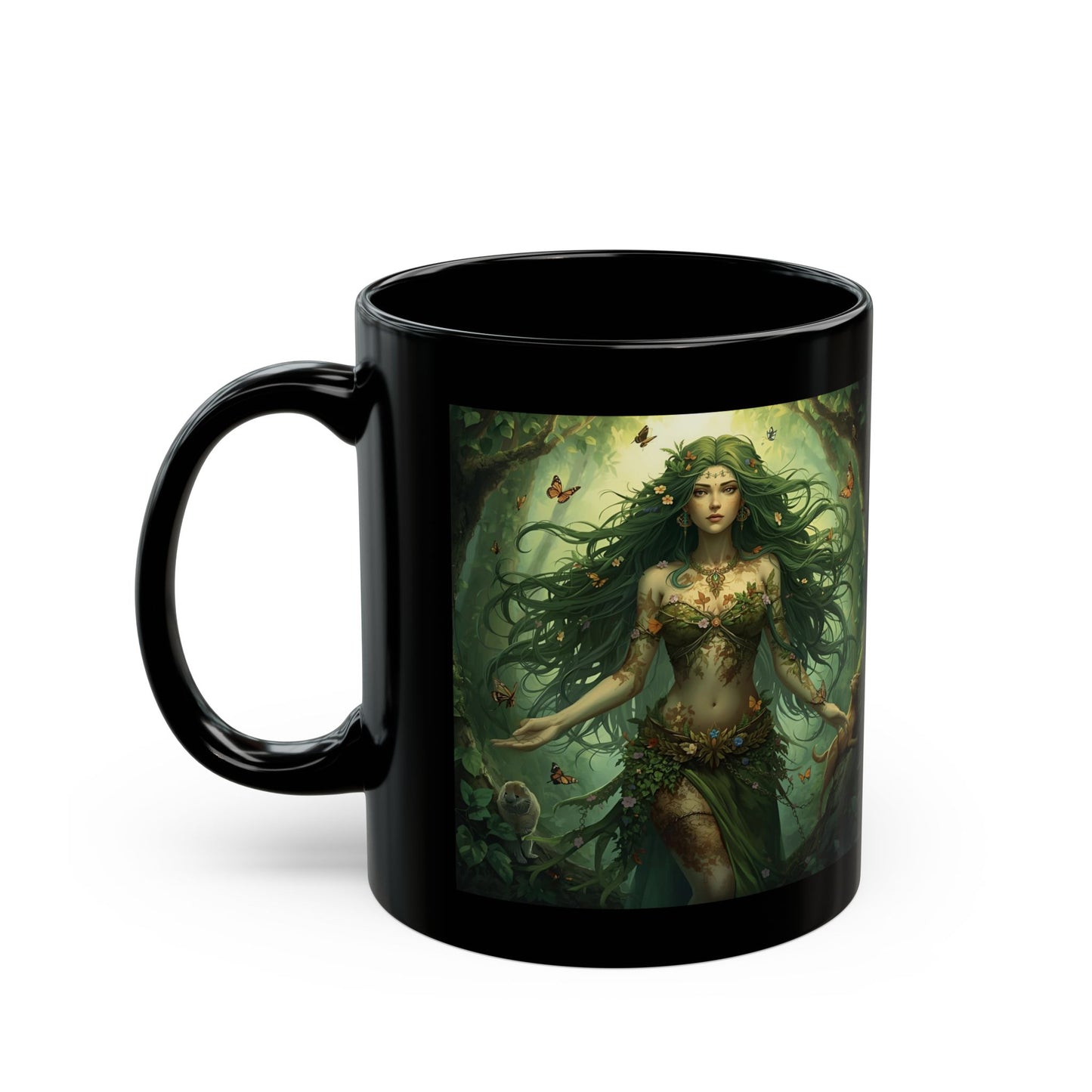 Gaia Mug with earth mother artwork
