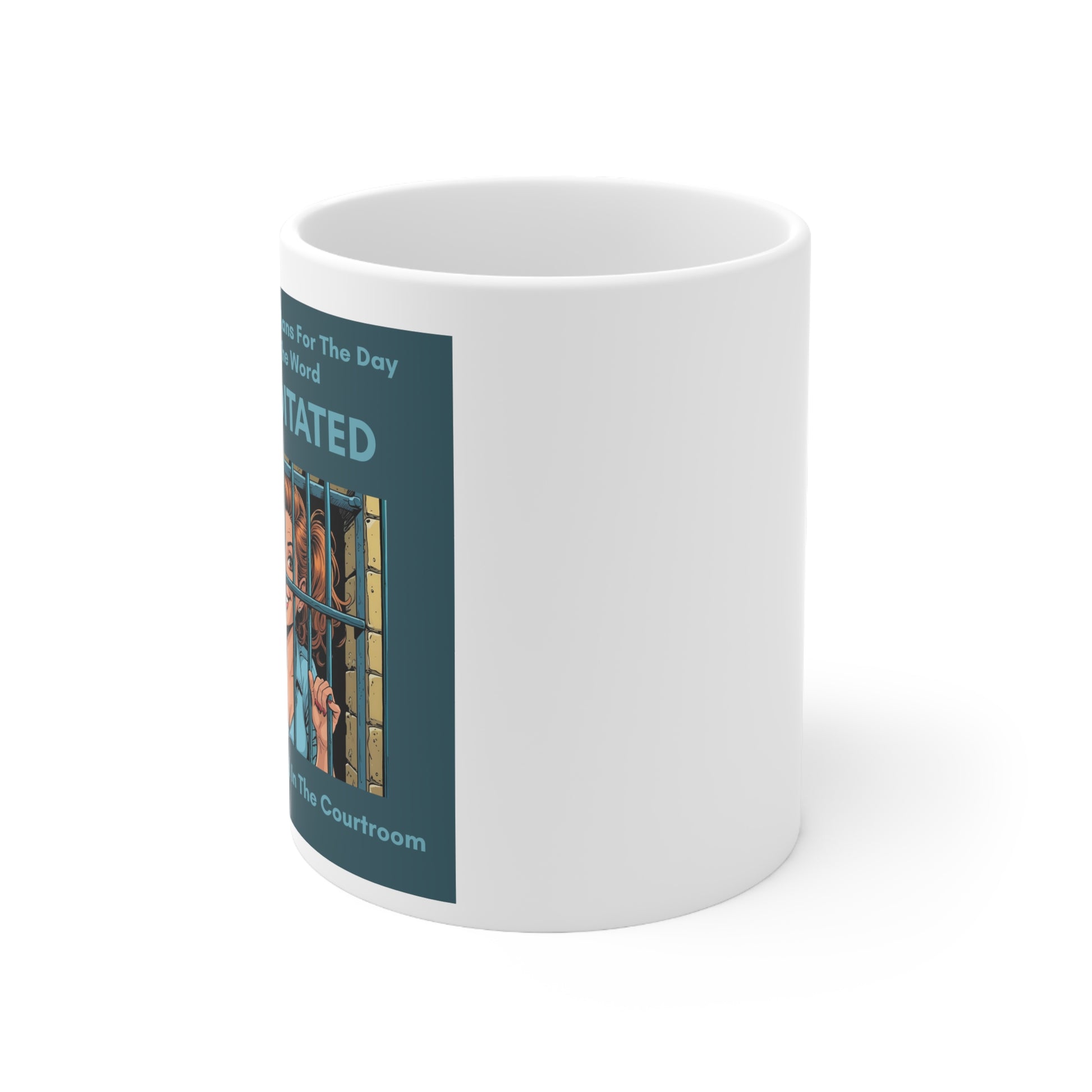 Premeditated? I Just Hate Plans funny mug- side view