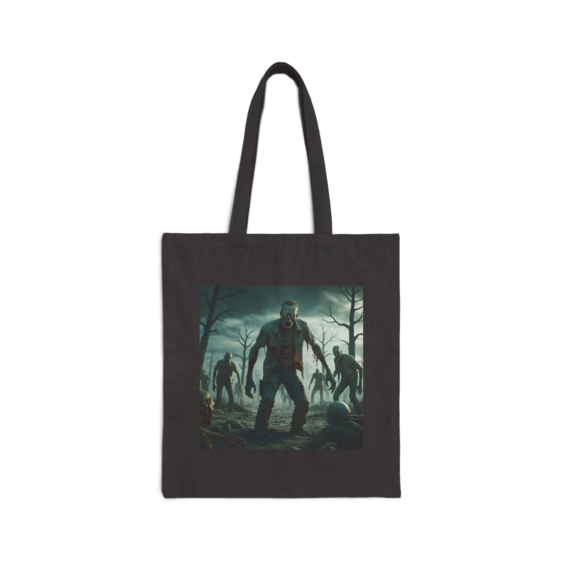 Forest of the Fallen – Zombie Inferno Tote Bag in Black