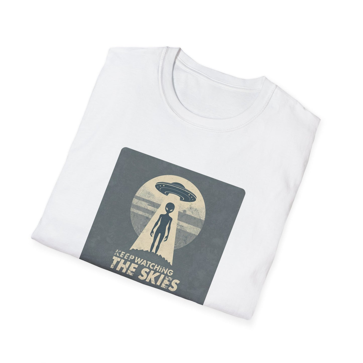 Keep Watching the Skies T-Shirt — Vintage UFO Encounter Graphic Tee