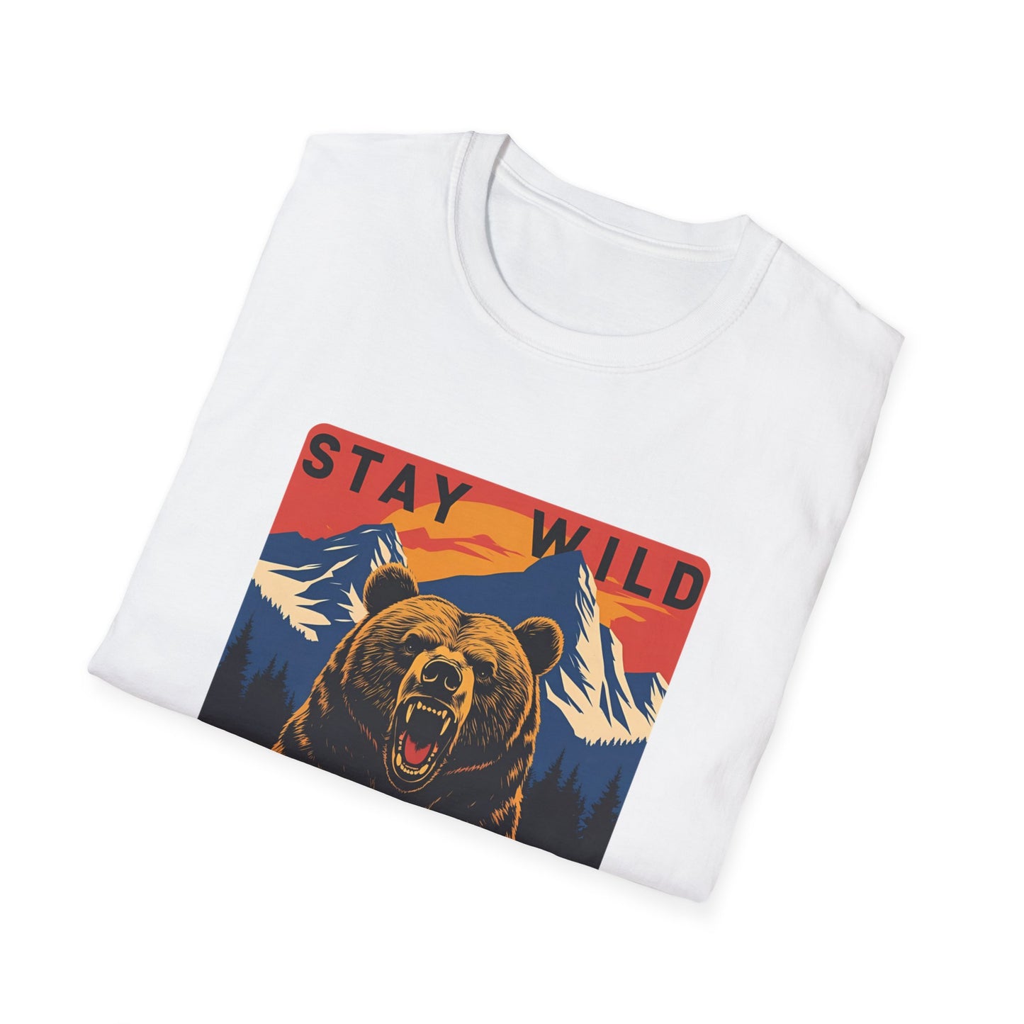Stay Wild - Bear Graphic T-Shirt