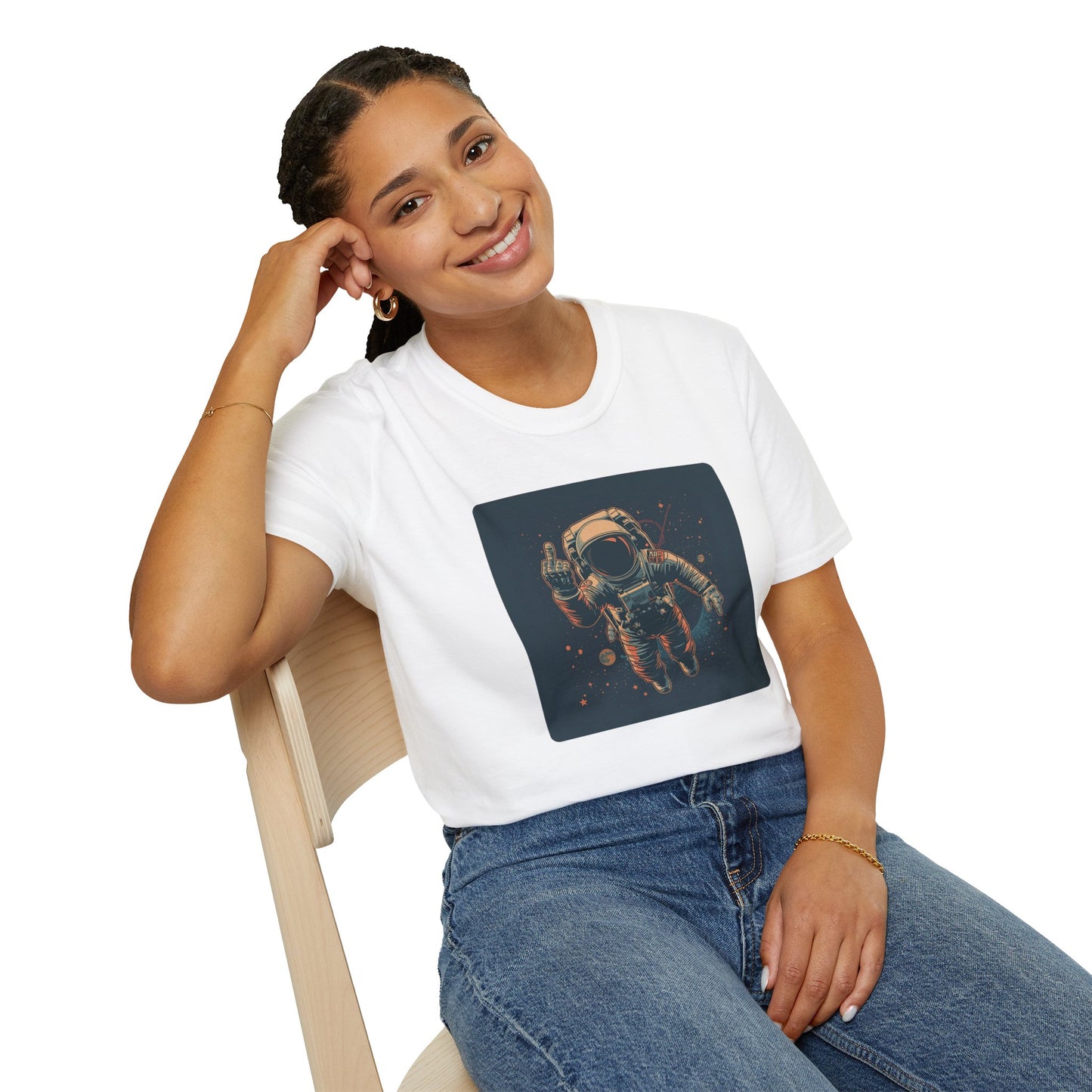 Gravity – Retro Rebel Astronaut Tee