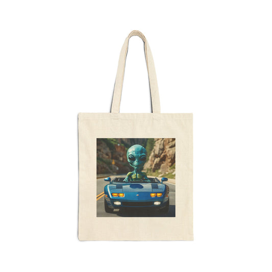 Life is a Highway, Road Trip Tote Bag in Natural