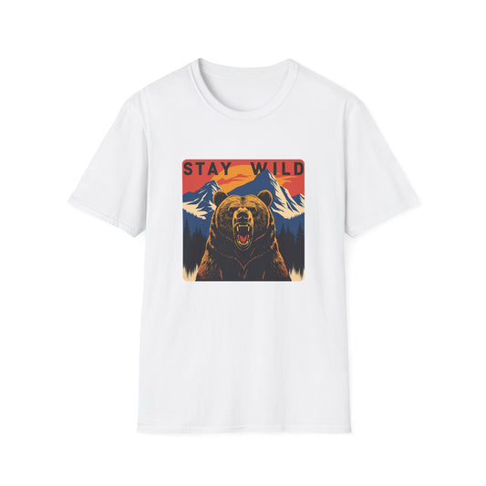 Stay Wild - Bear Graphic T-Shirt