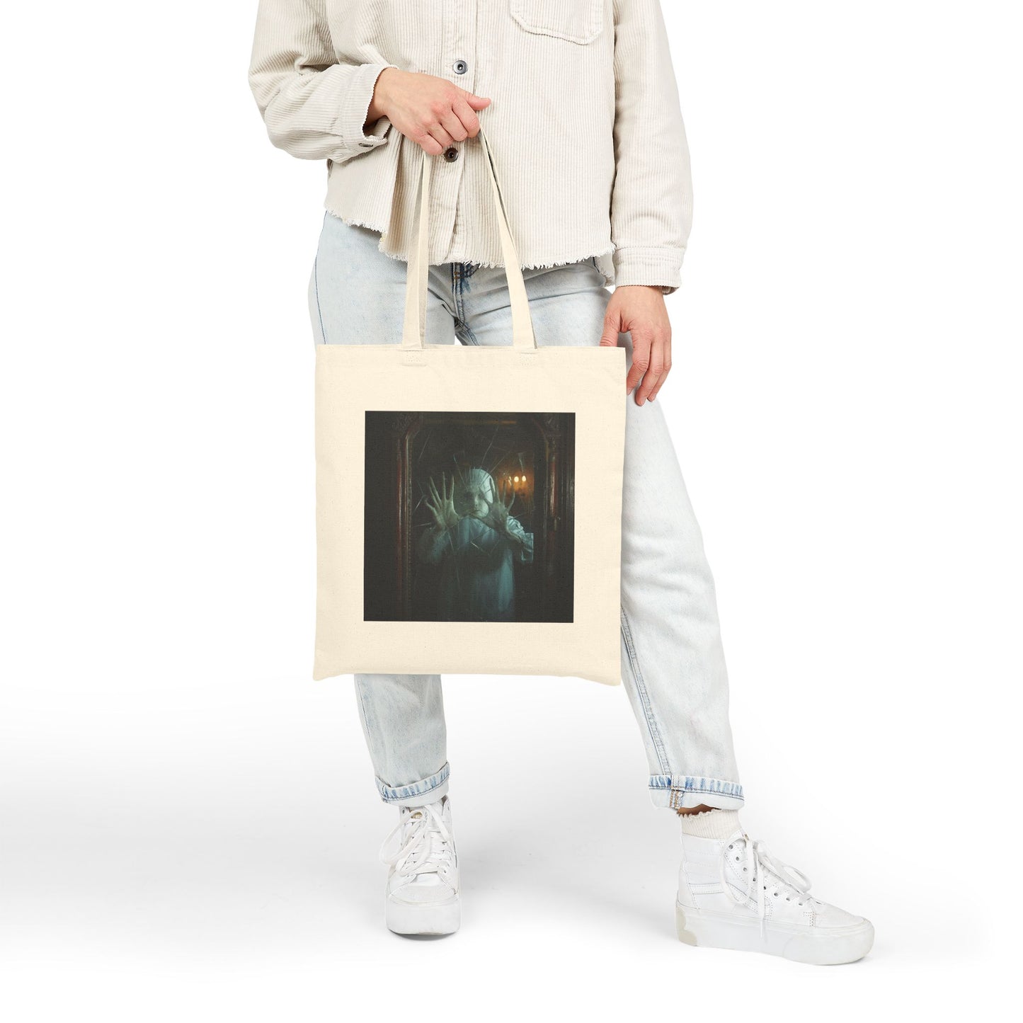Through the Looking Glass - Canvas Tote Bag in Natural