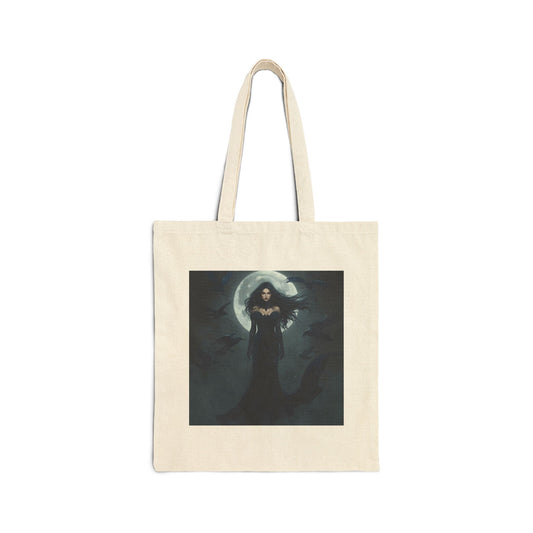 Moonlit Enchantress Tote Bag in Natural