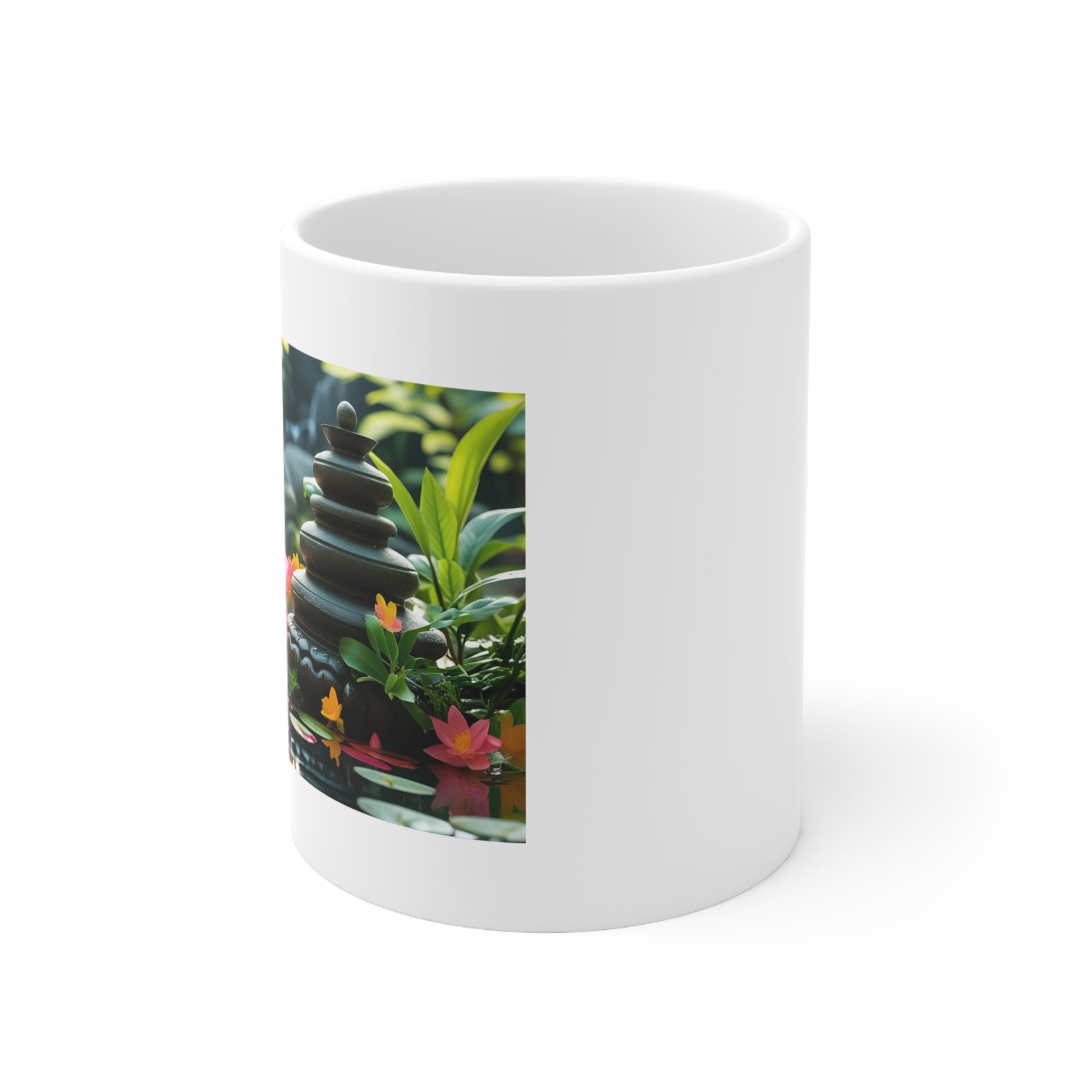 Still Waters – Lotus & Stones Mug - side view