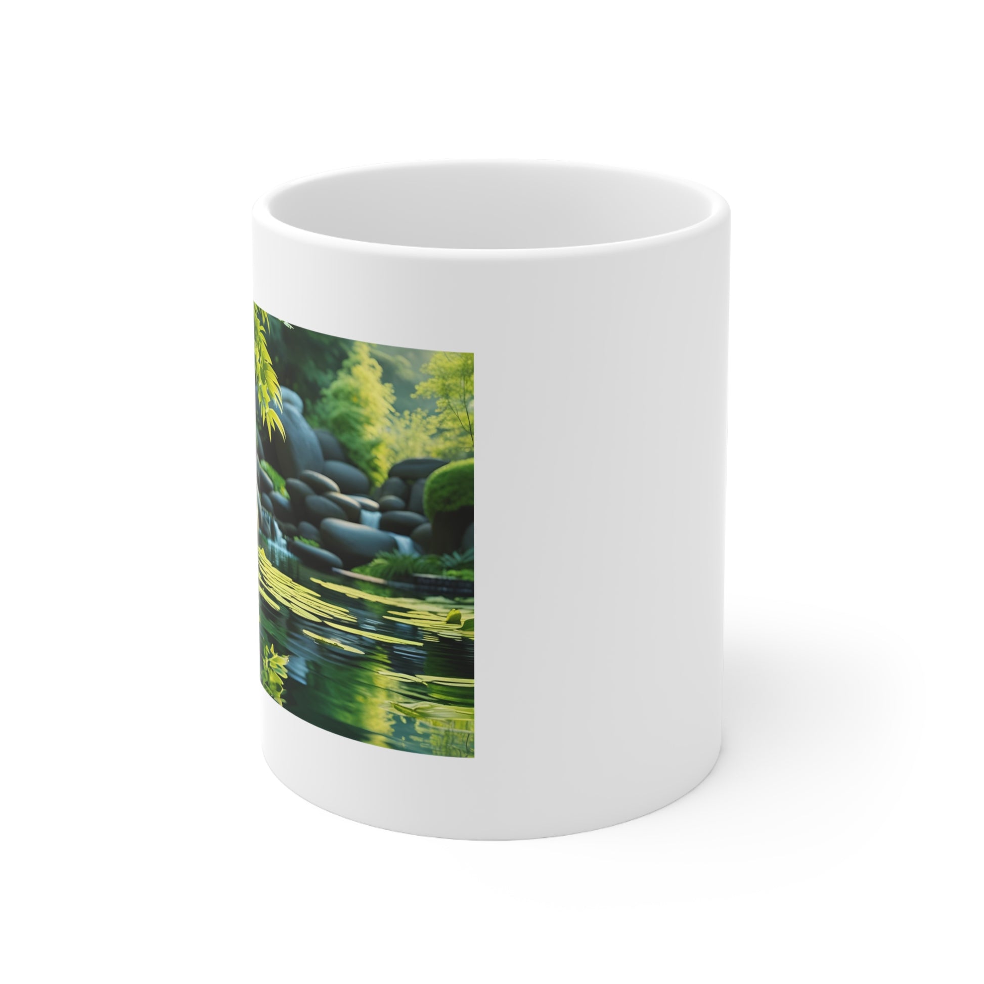 Nature in Balance Ceramic Mug - side view