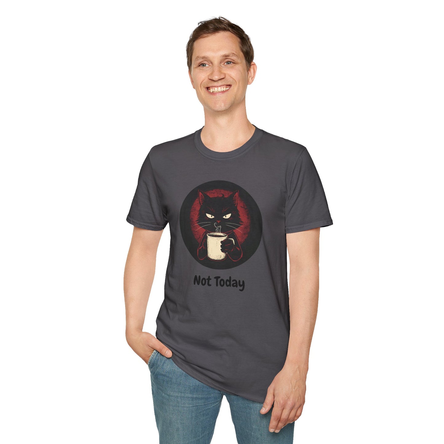 Not Today Cat T-Shirt - Grumpy Cat with Attitude