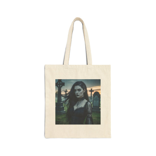 Lilith - Mystery Woman Canvas Tote in Natural