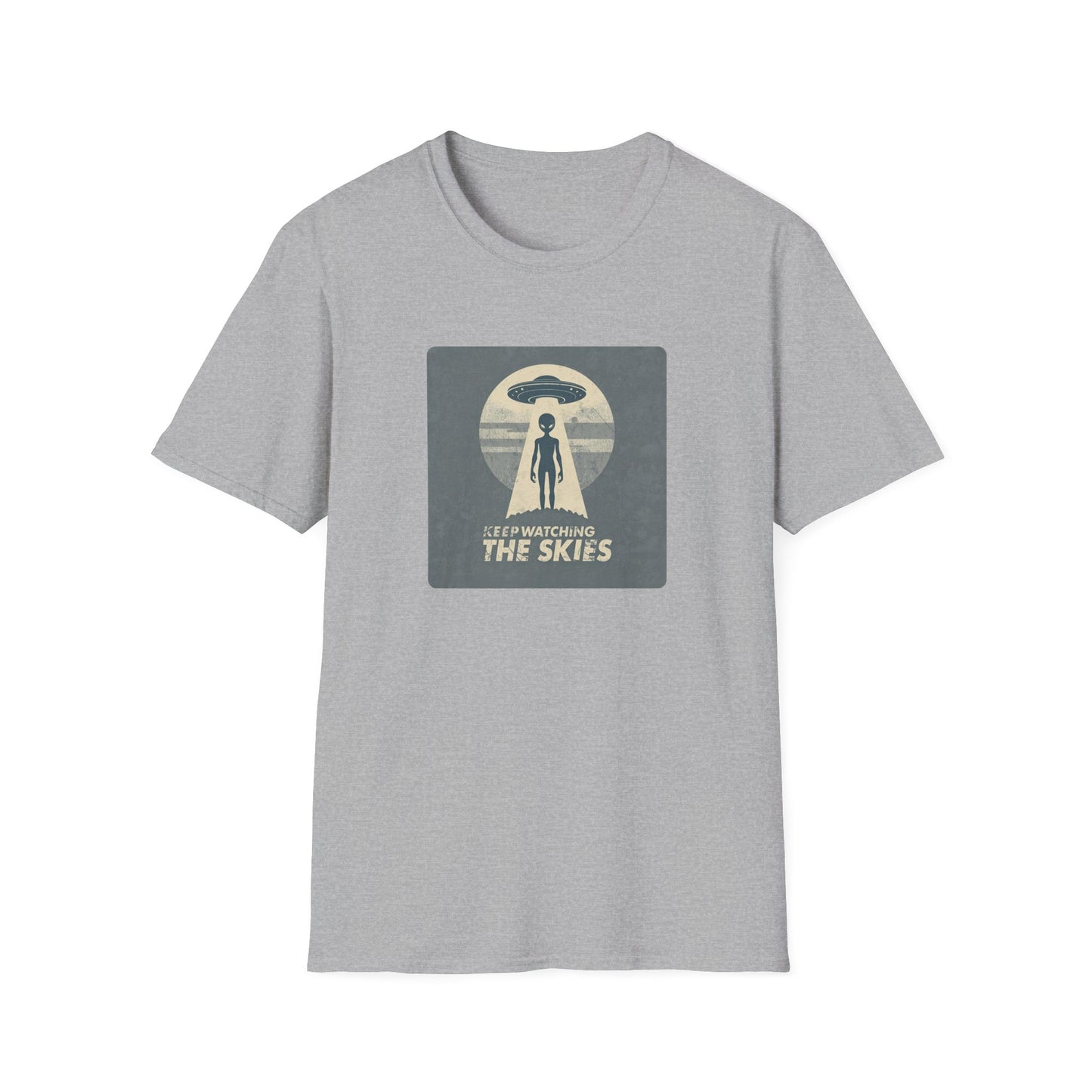 Keep Watching the Skies T-Shirt — Vintage UFO Encounter Graphic Tee